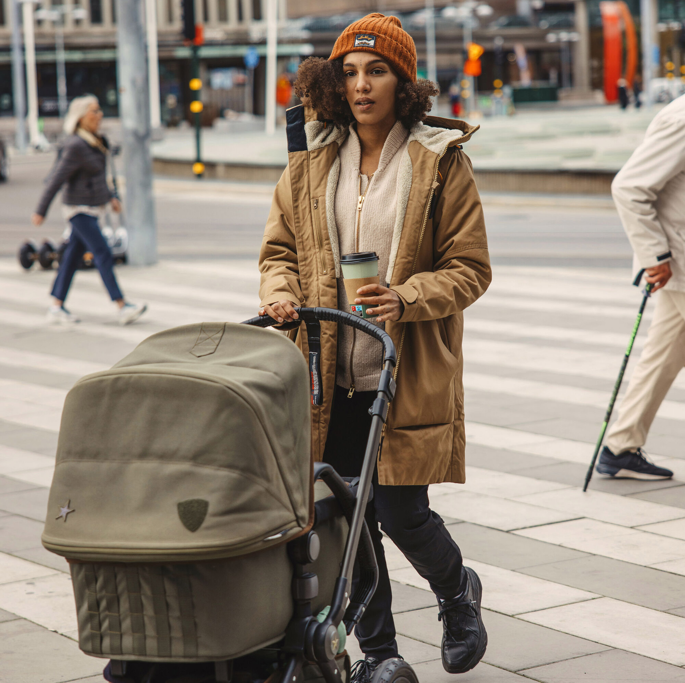 Knak Pile Parka Dame