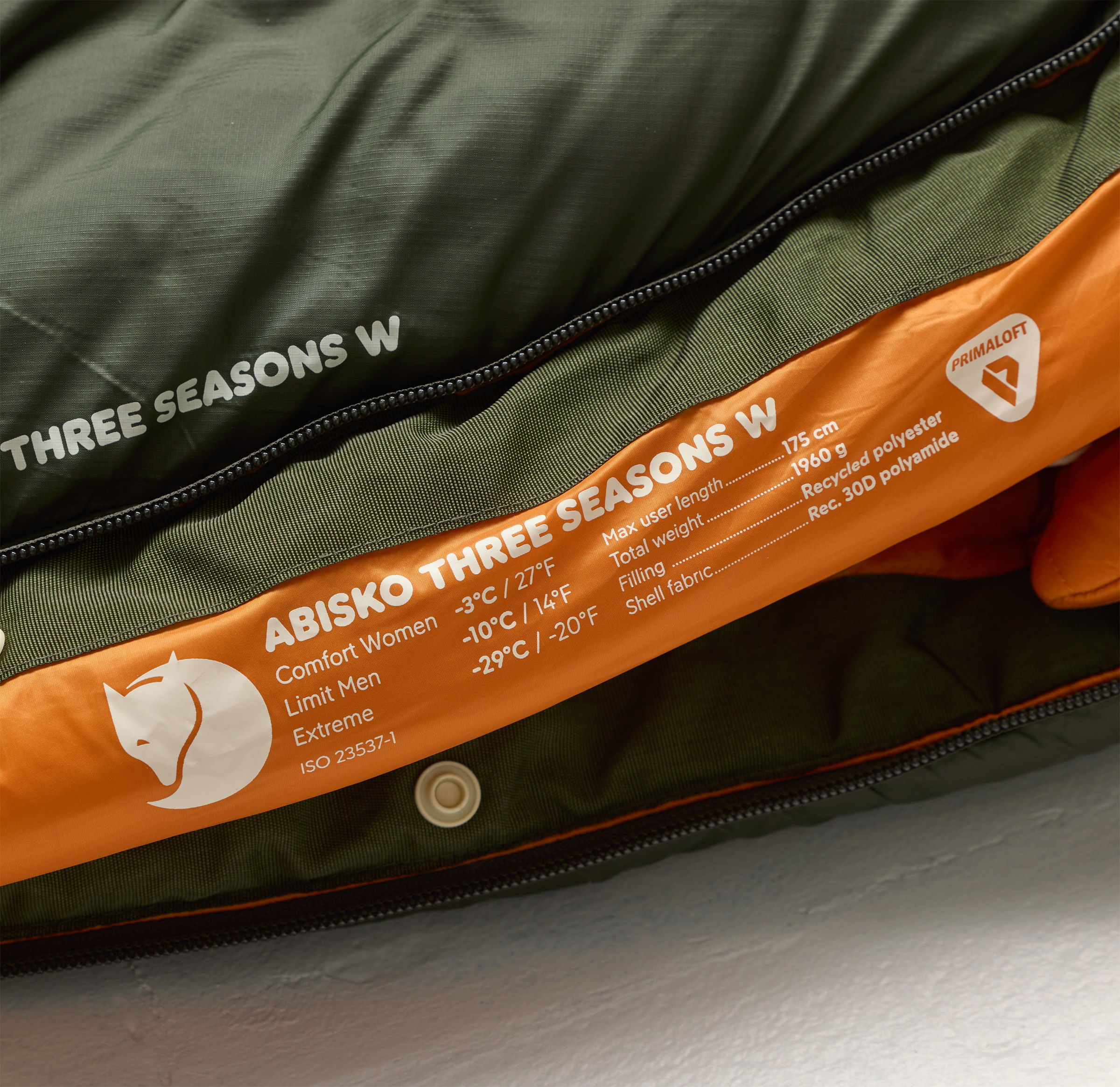 Abisko Three Seasons Dame Fibersovepose