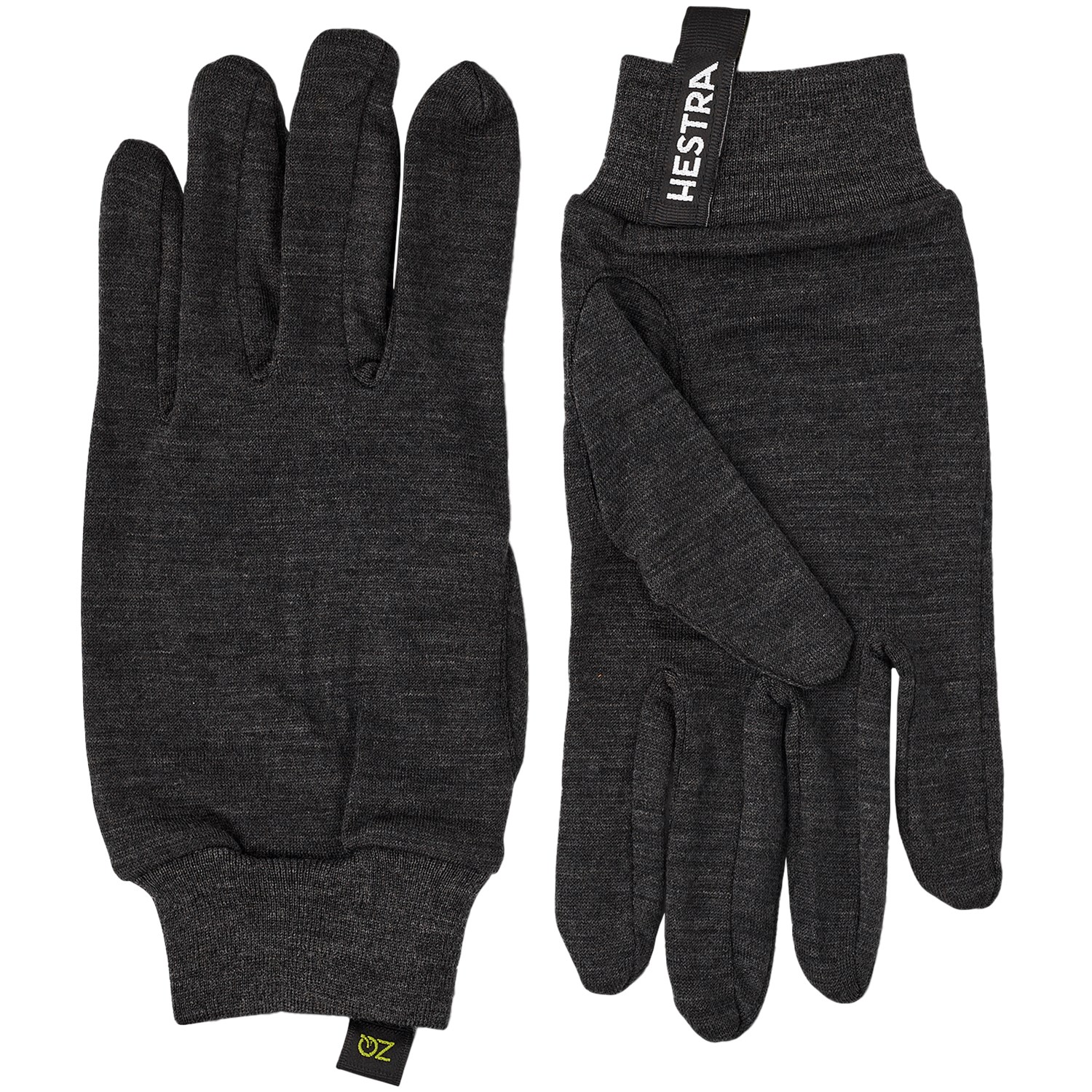 Hestra Merino Wool Liner Active Glove 10 Grå/Sort Handsker & luffer