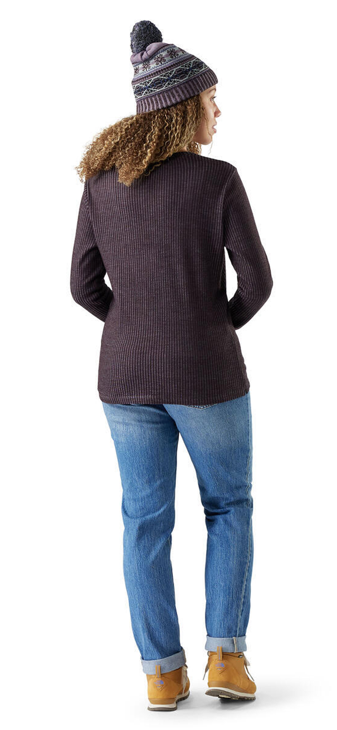 Thermal Merino Rib Crew Dame