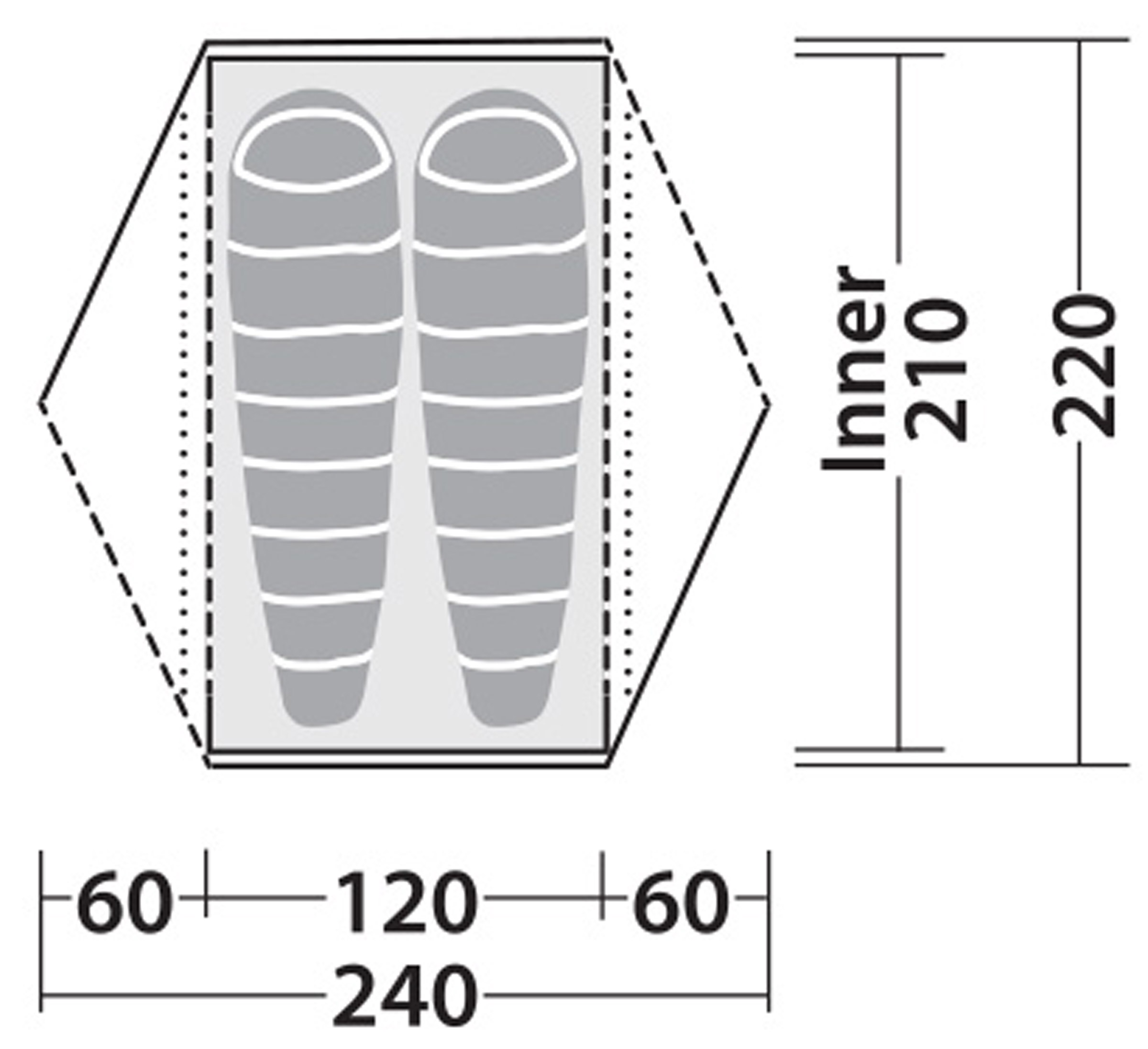 Aster 2 Pro, 2-Personers Telt