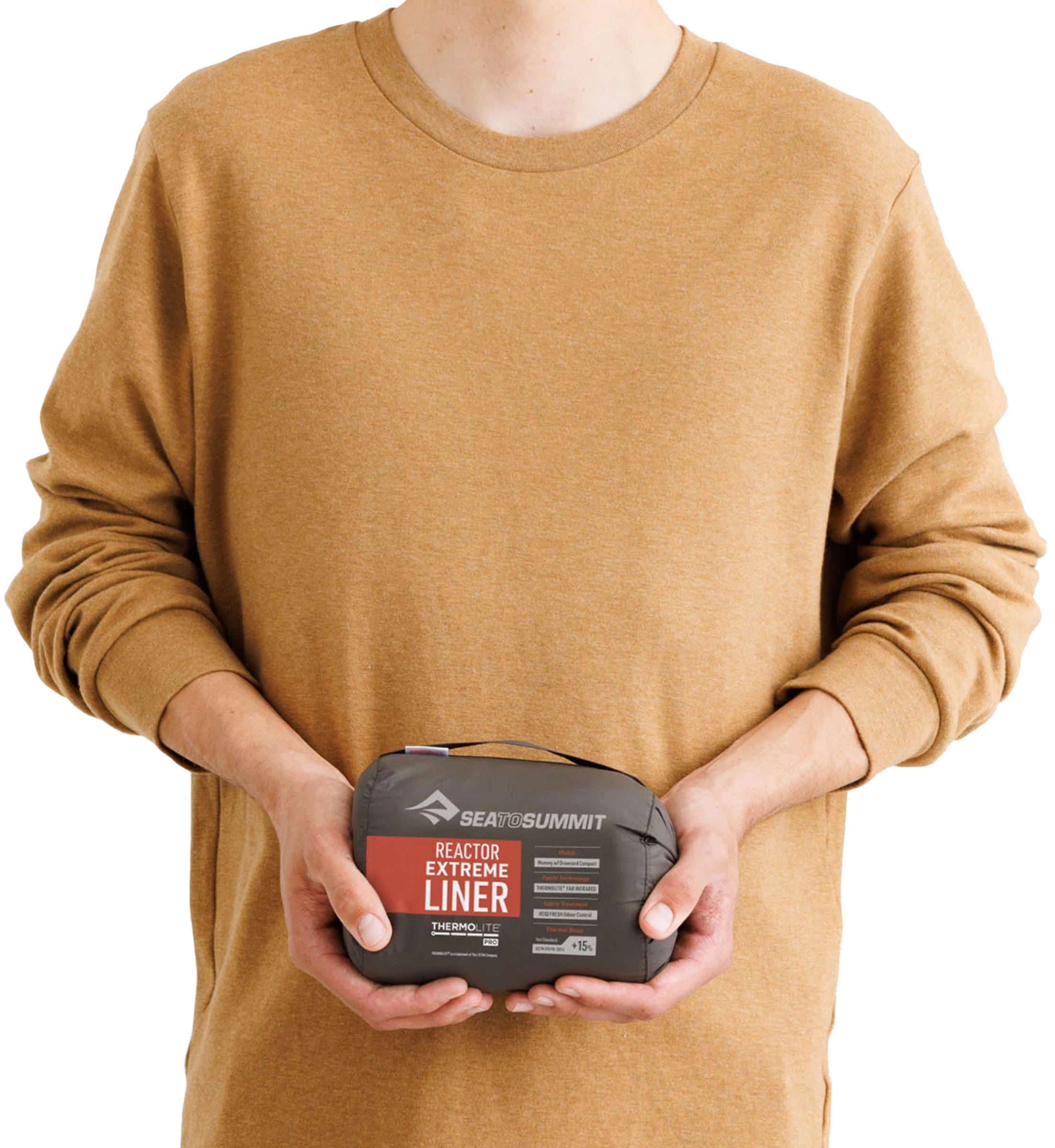 Reactor Extreme Sleeping Bag Liner Mummy w/Drawcord, Compact