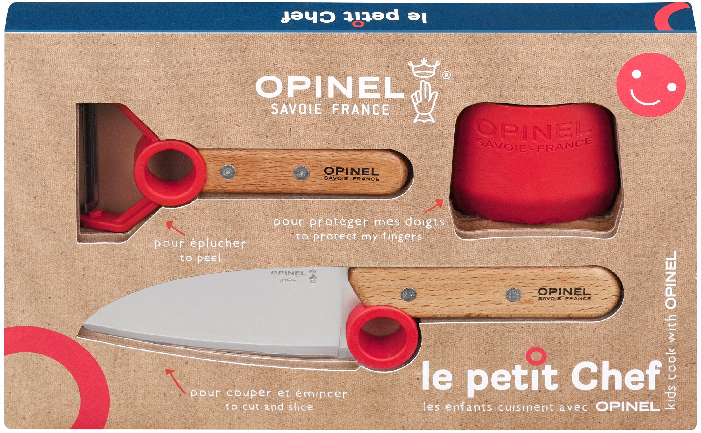 Le Petit Chef Set  Opinel udstyr
