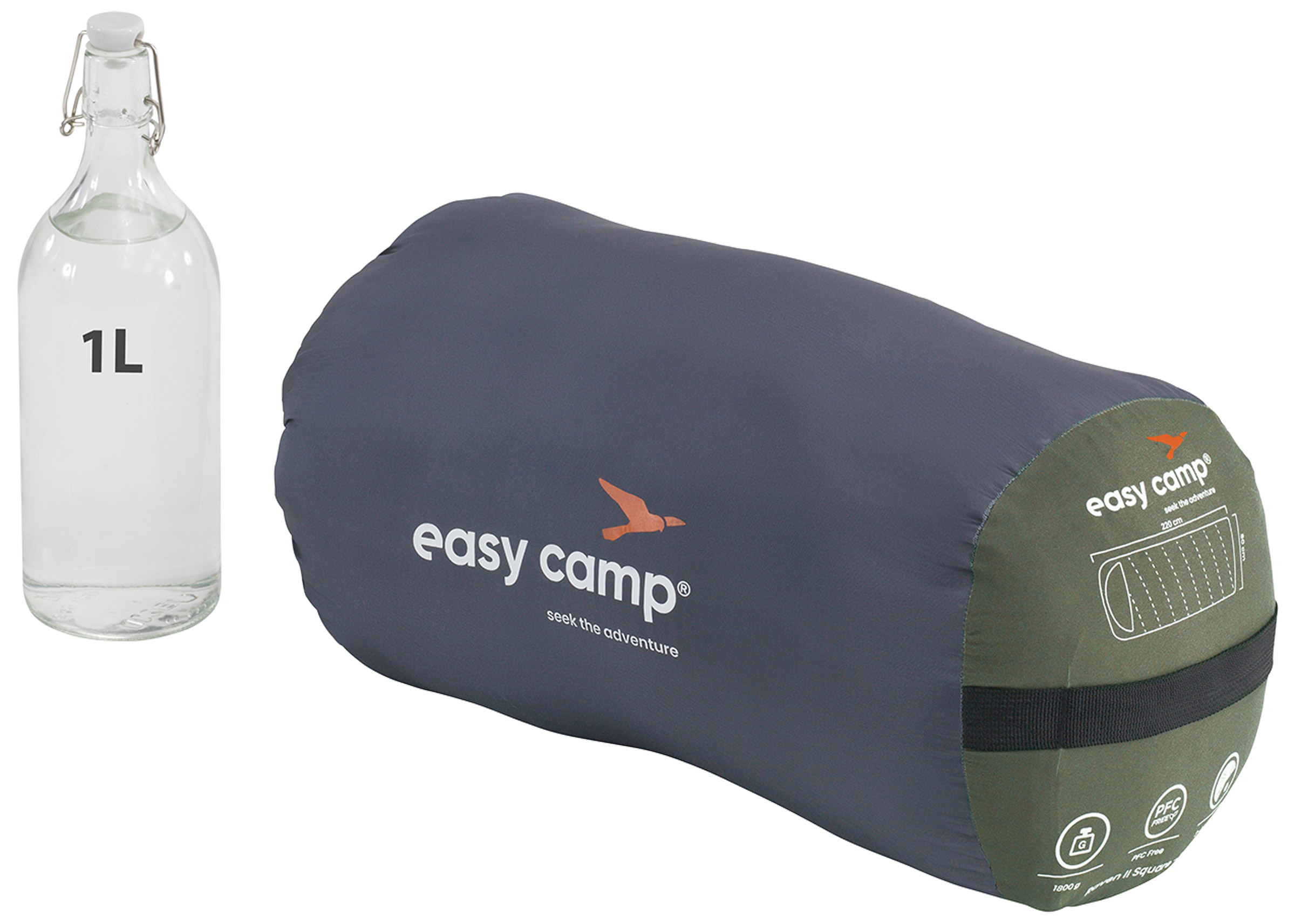 Raven II Square -3°C Fibersovepose