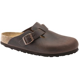Birkenstock Boston Oiled Leather Unisex EU 36 Brun Sandaler
