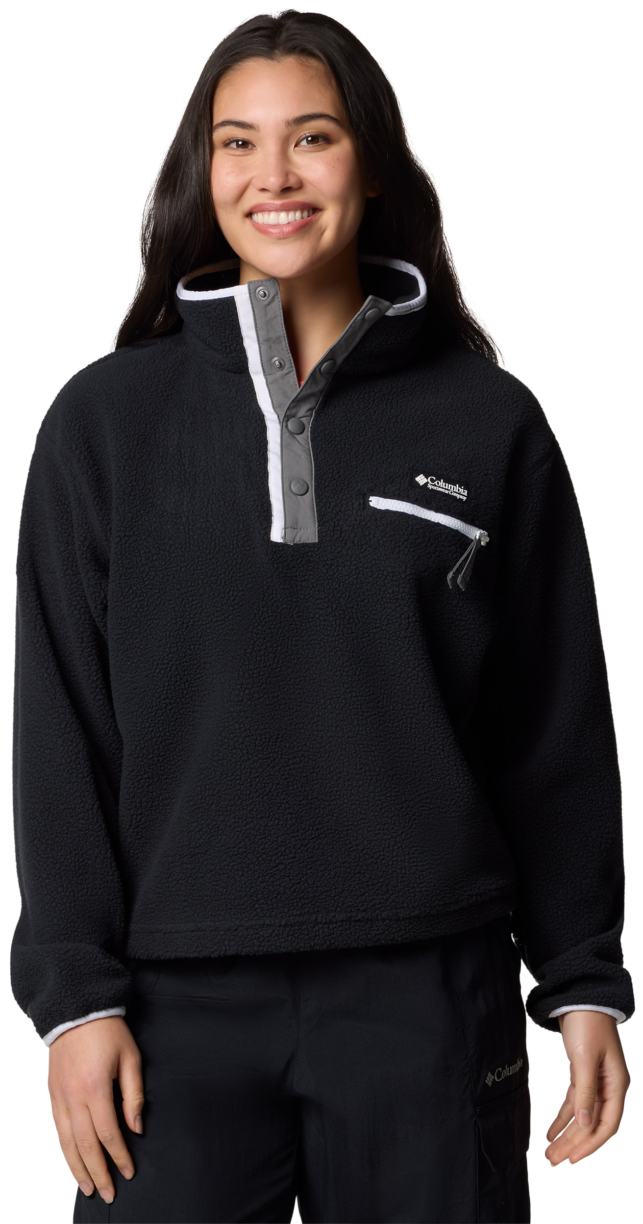 Helvetia II Cropped Half Snap Fleece Dame Columbia brands
