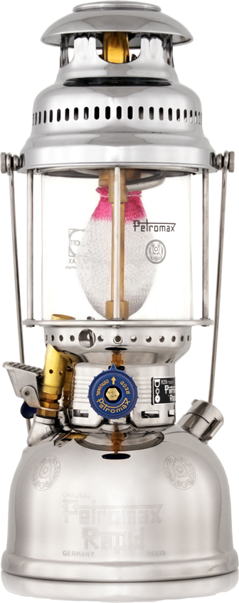 Paraffin Lamp HK500, Chrome Petromax glamping