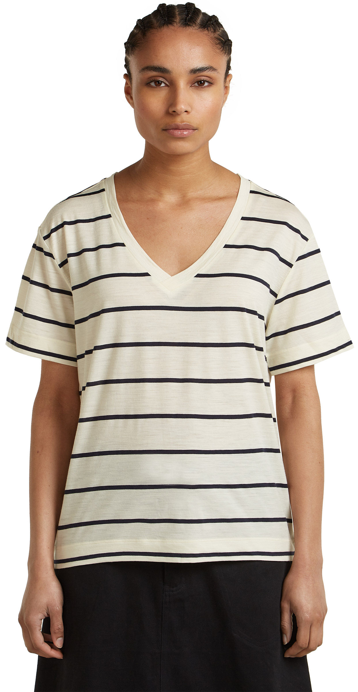 Merino 150 Tech Lite SS Relaxed V Neck Tee Dame Icebreaker dame