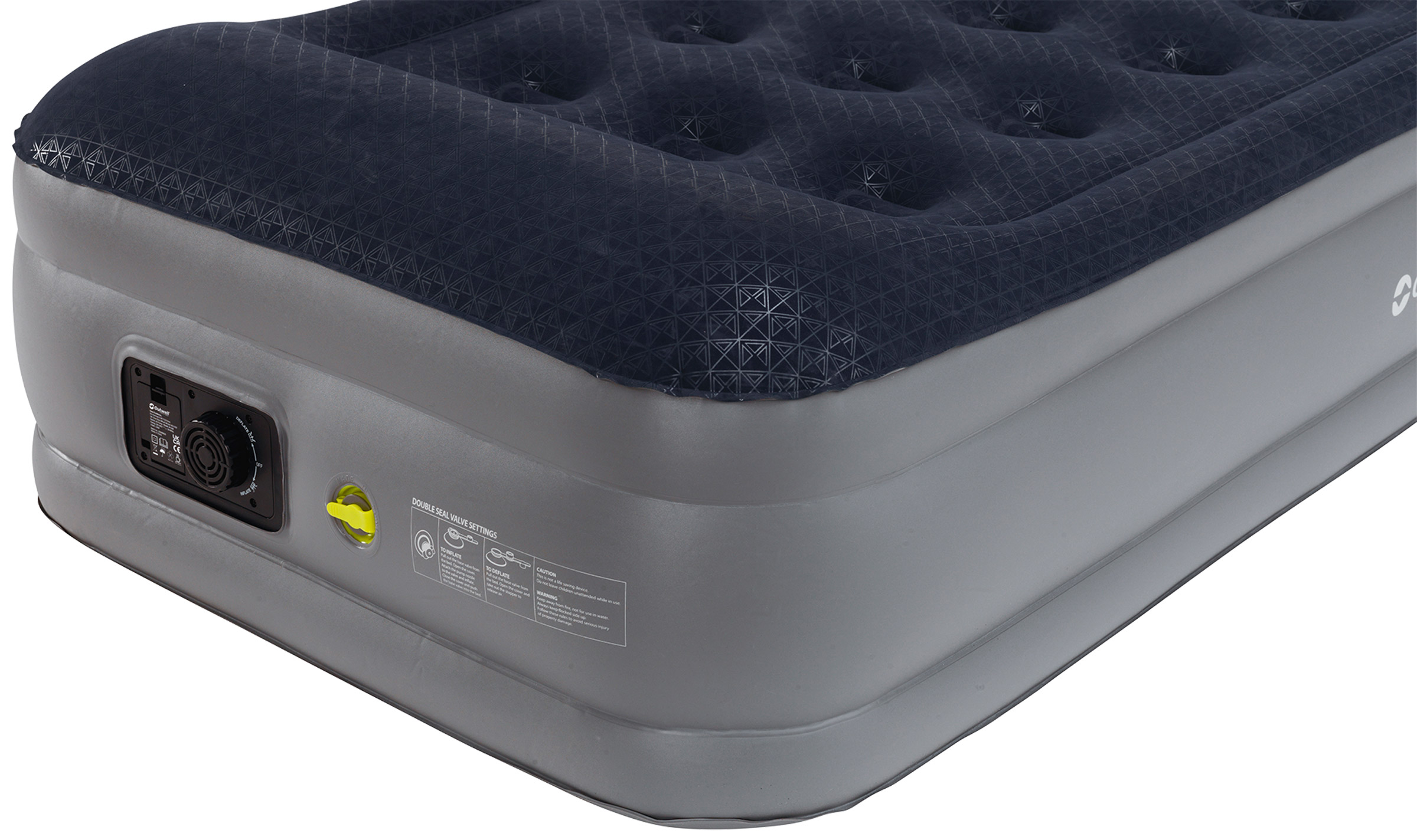 Superior Single m. Indbygget Pumpe Luftmadras