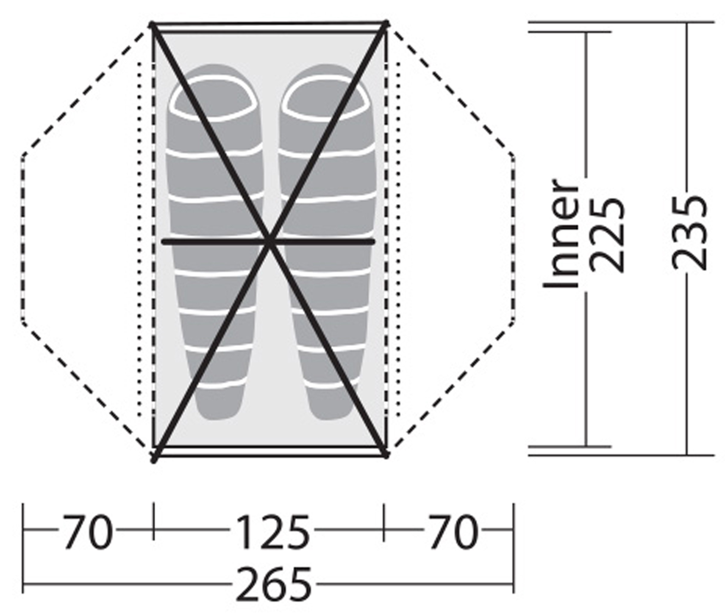 Lodge 2 EXP, 2-Personers Telt