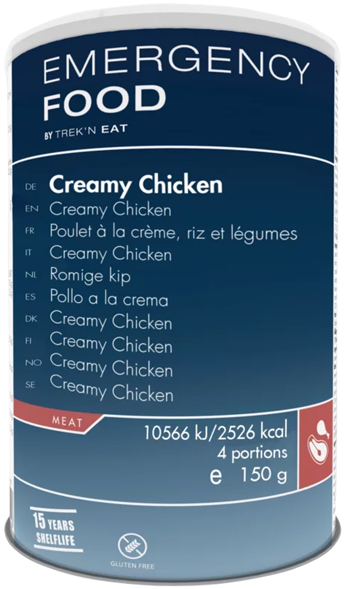 Emergency Food Creamy Chicken, 4 portioner Trek'n Eat kogegrej