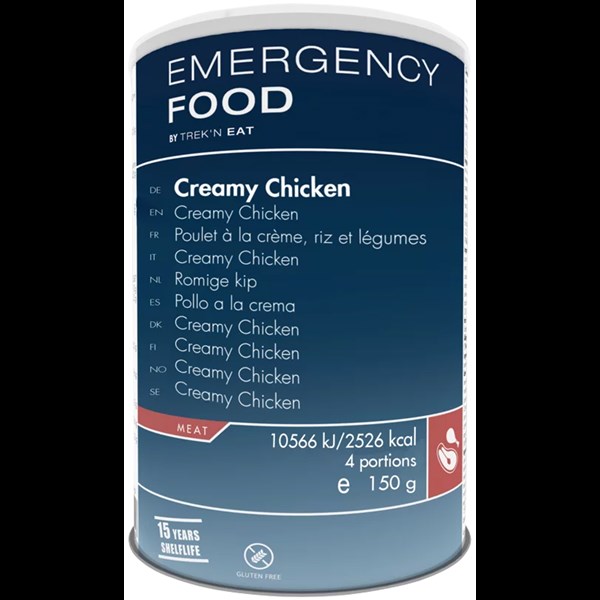 Emergency Food Creamy Chicken, 4 portioner Trek'n Eat Kogegrej
