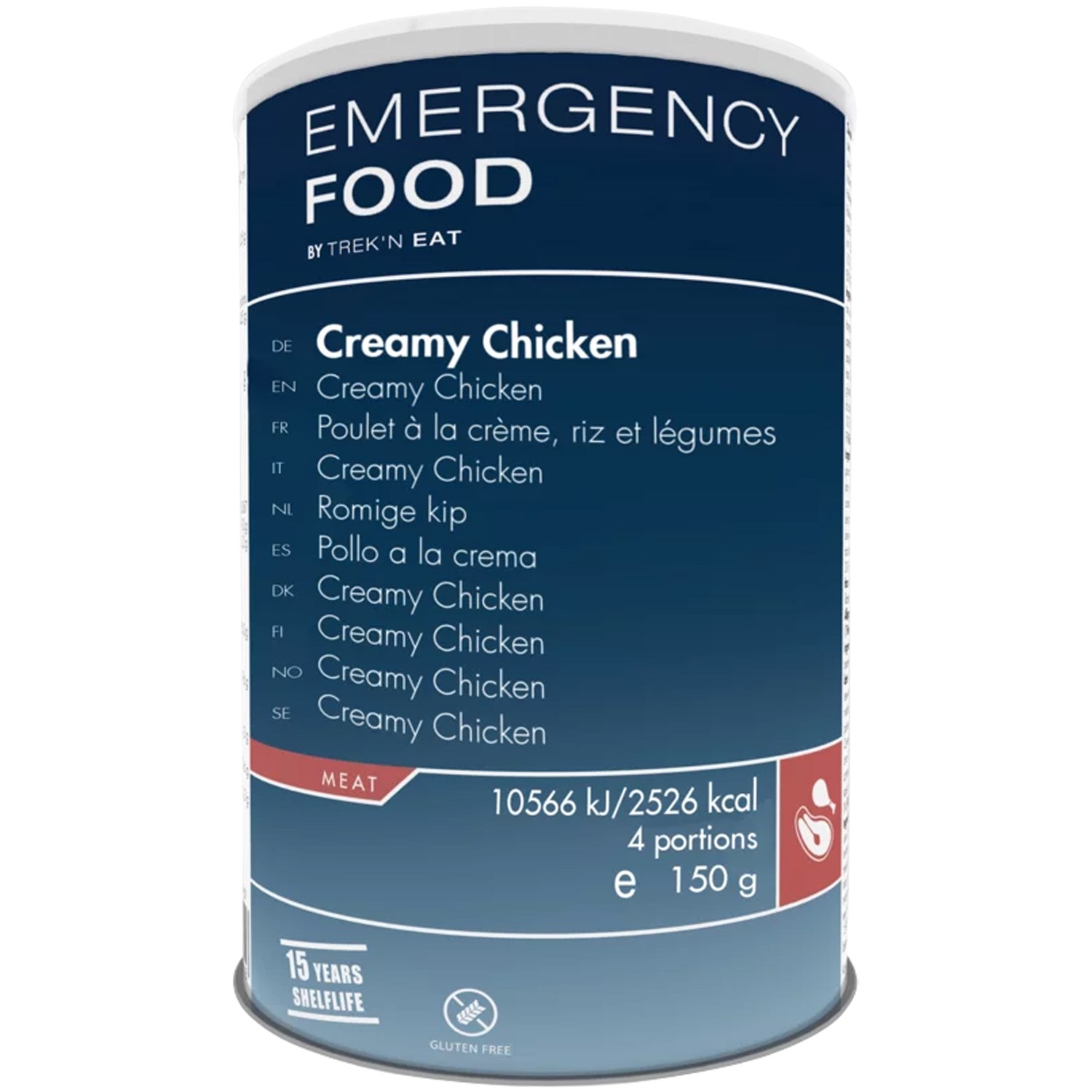 Trek'n Eat Emergency Food Creamy Chicken, 4 portioner