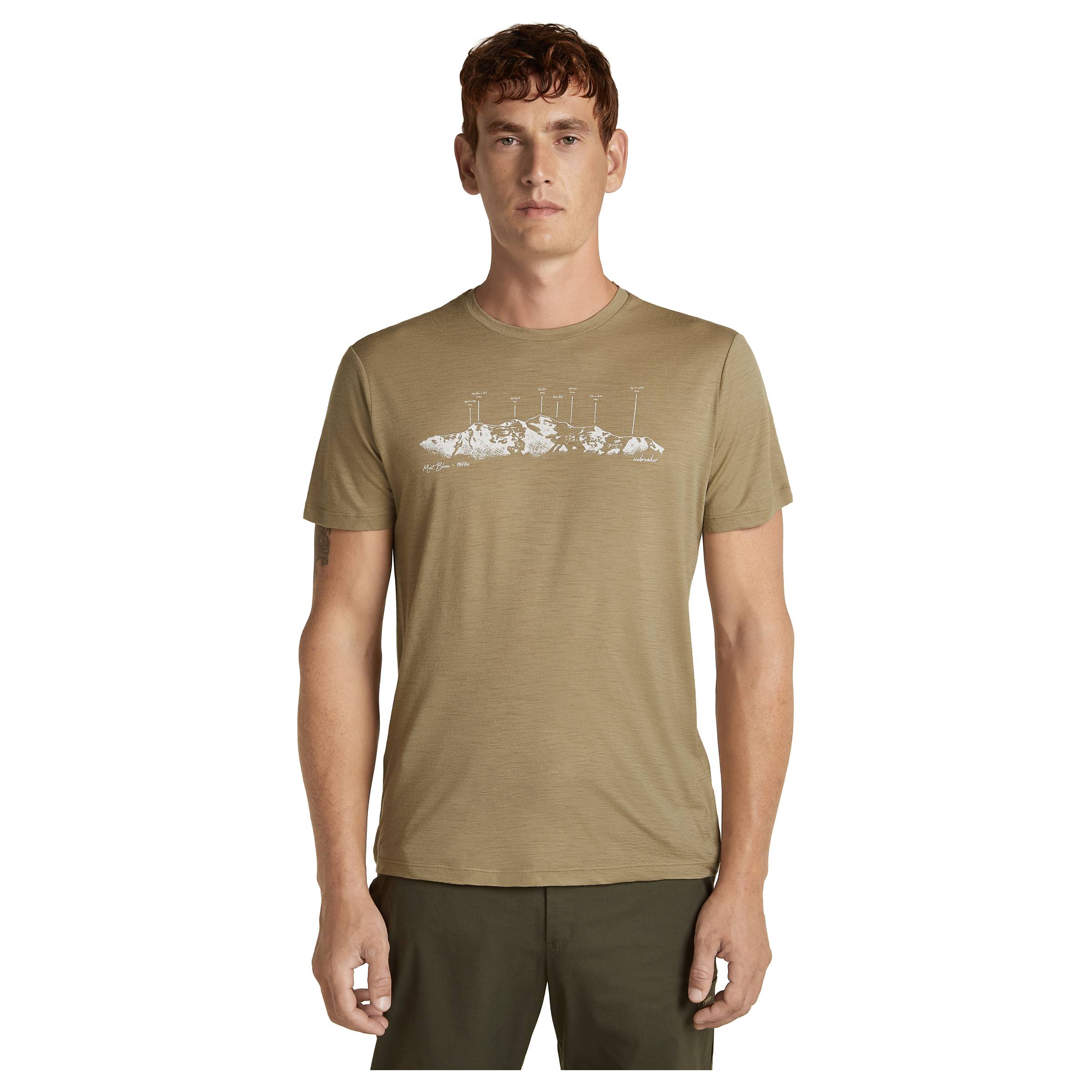 Merino 150 Tech Lite SS Tee The Peaks Herre Icebreaker herre