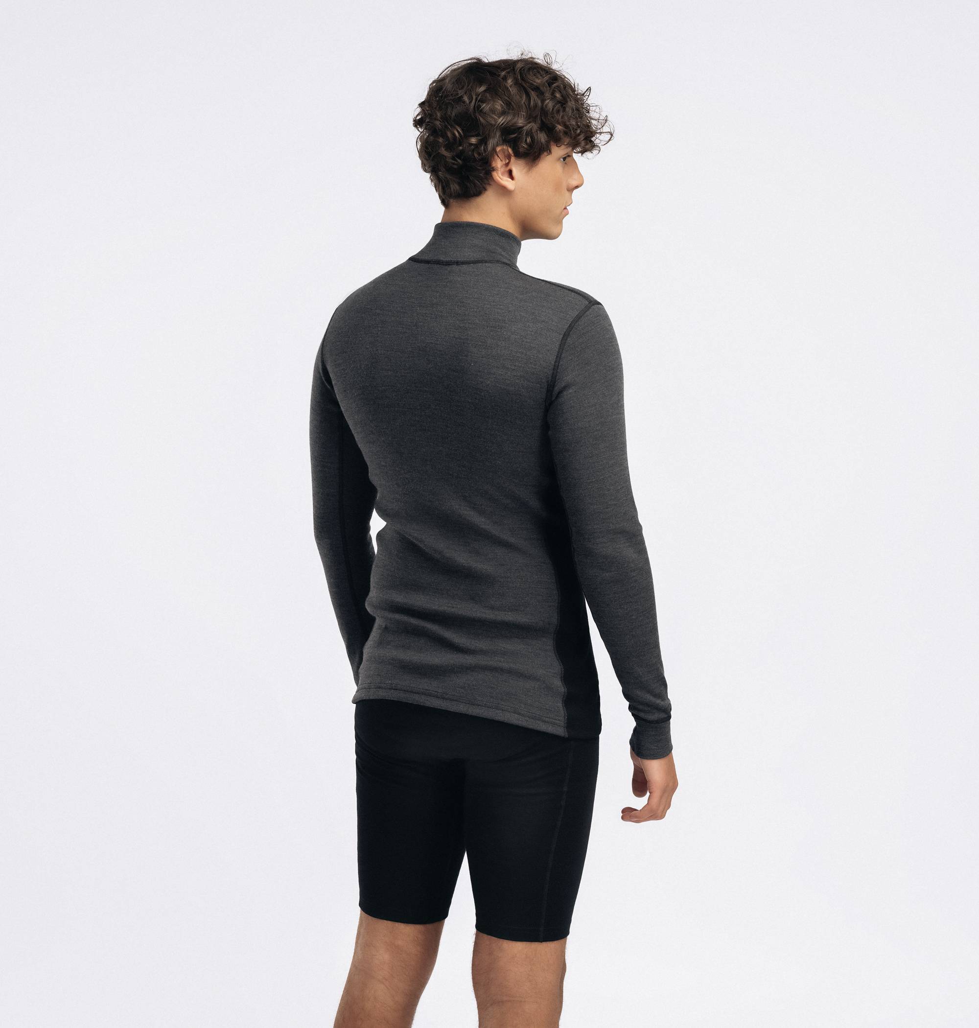 WarmWool Mock Neck with Zip Herre