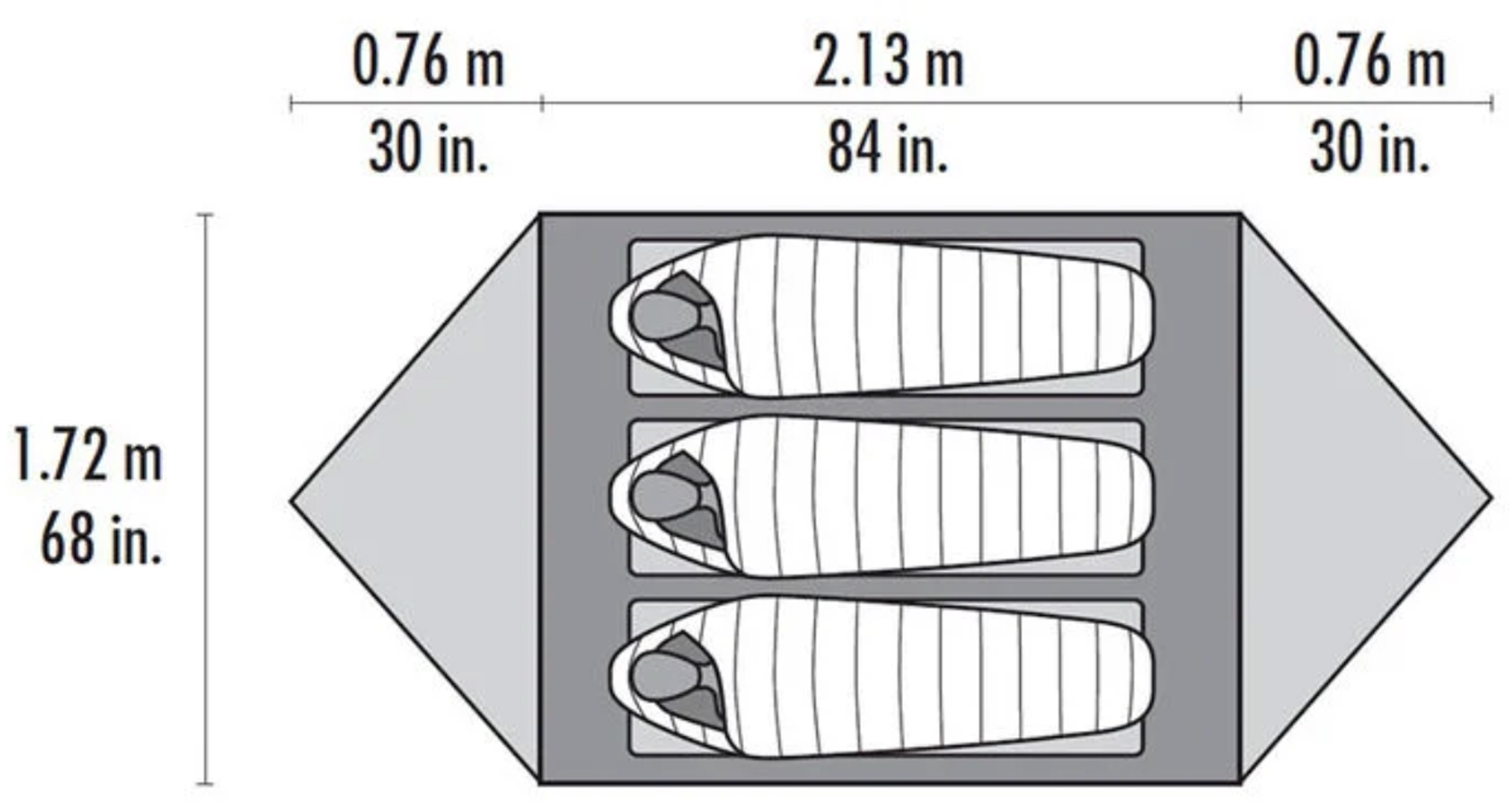 Mutha Hubba NX, 3-Personers Telt