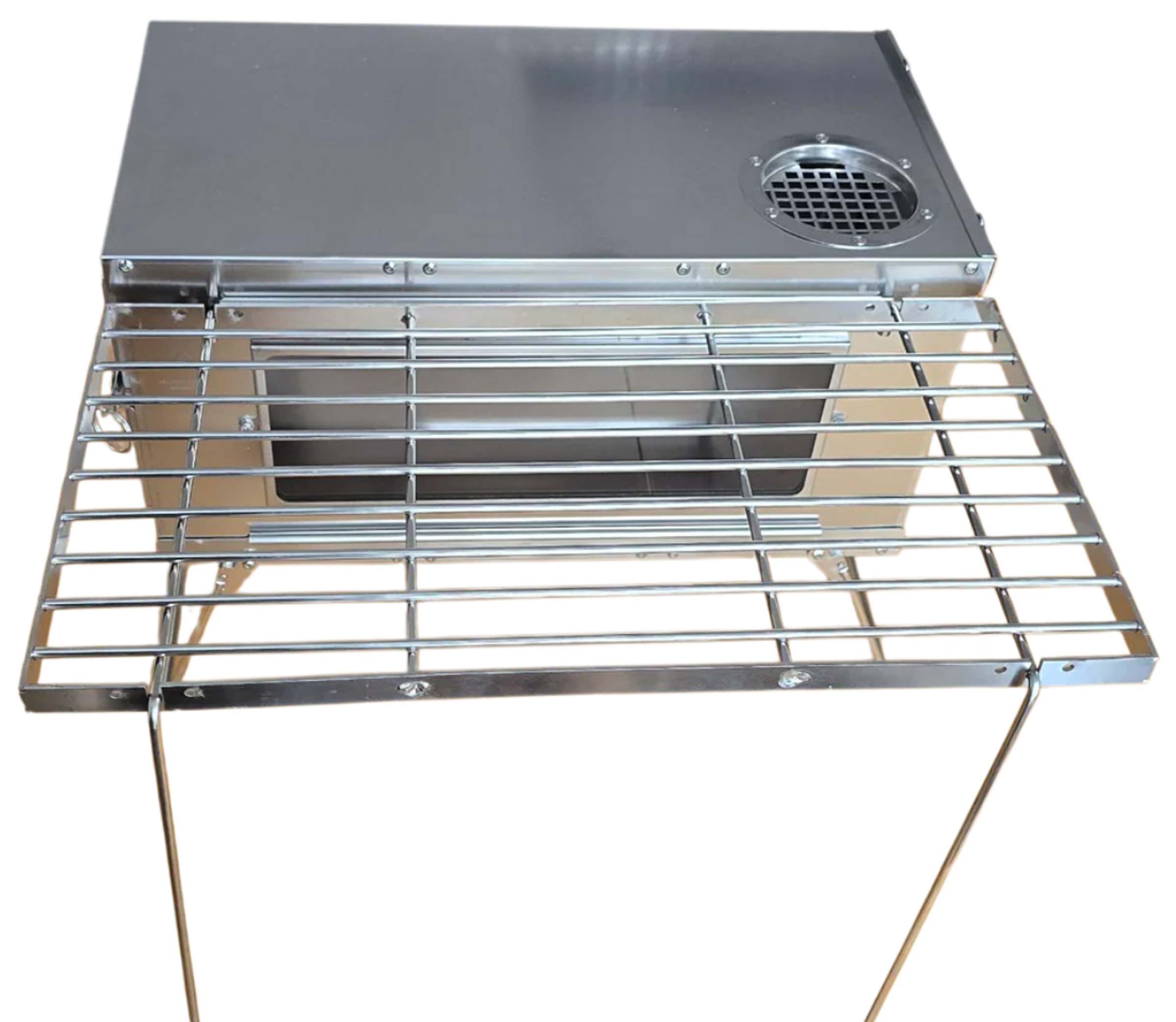 Foldable Stainless Steel Stove w/Pipe