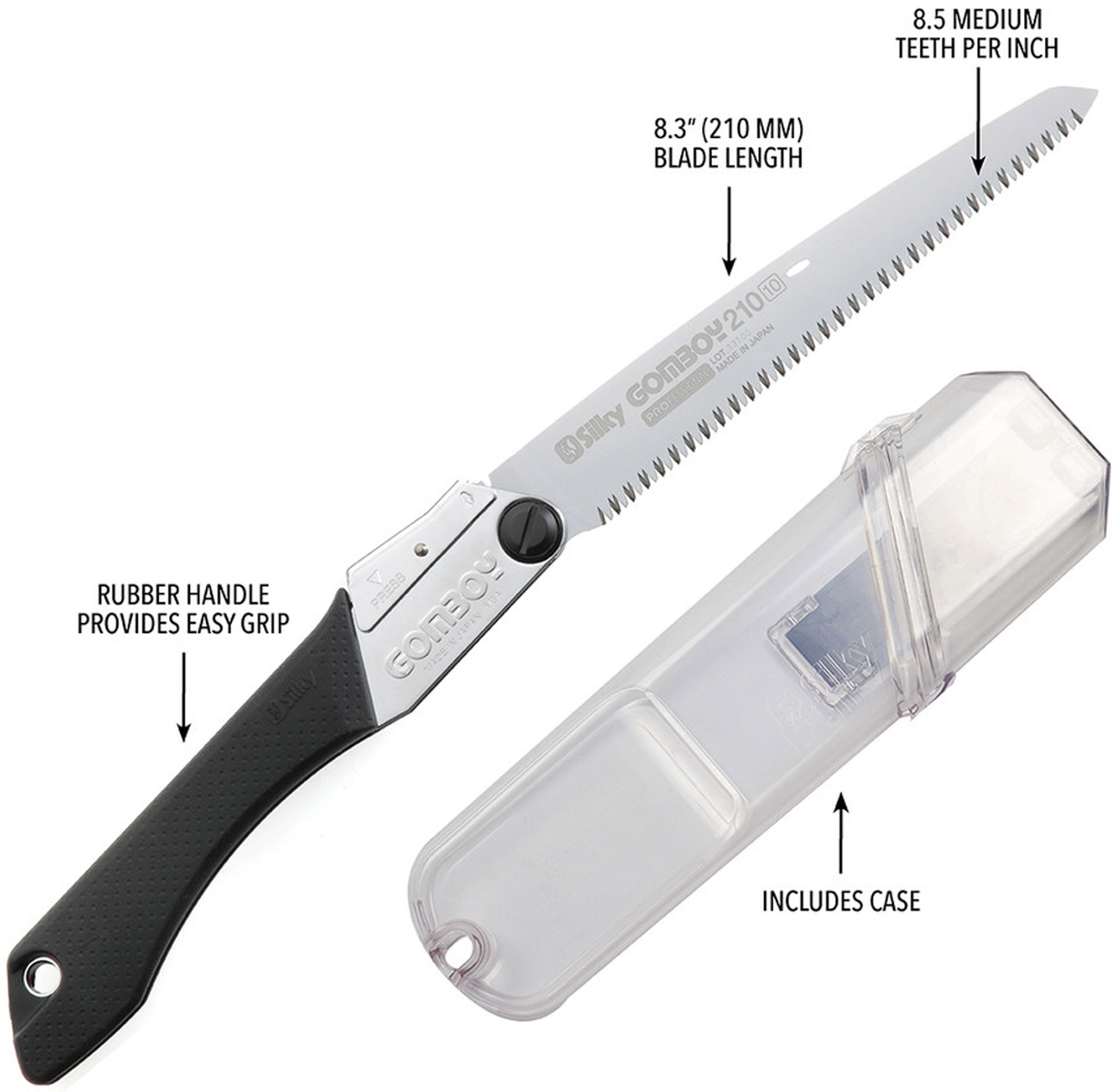 Gomboy 210 Medium Teeth Foldesav