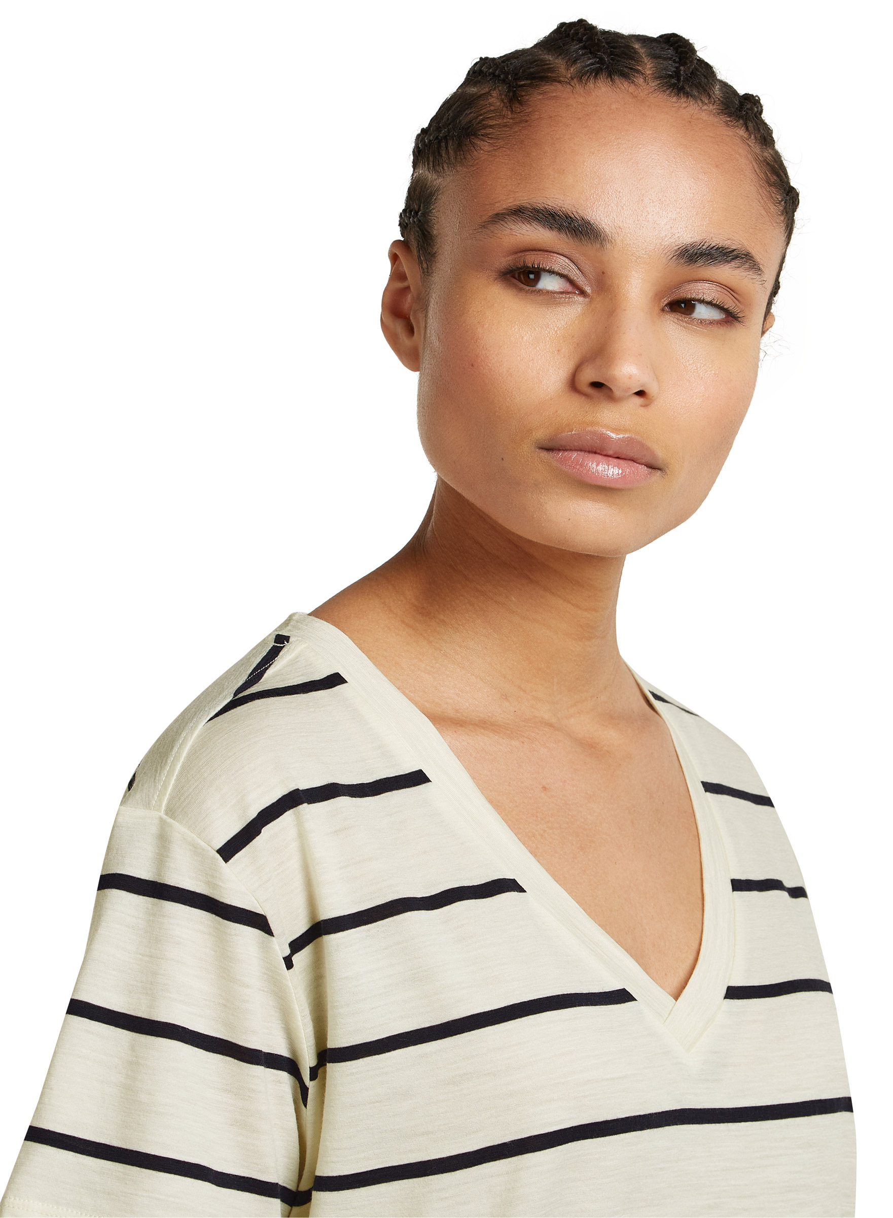 Merino 150 Tech Lite SS Relaxed V Neck Tee Dame