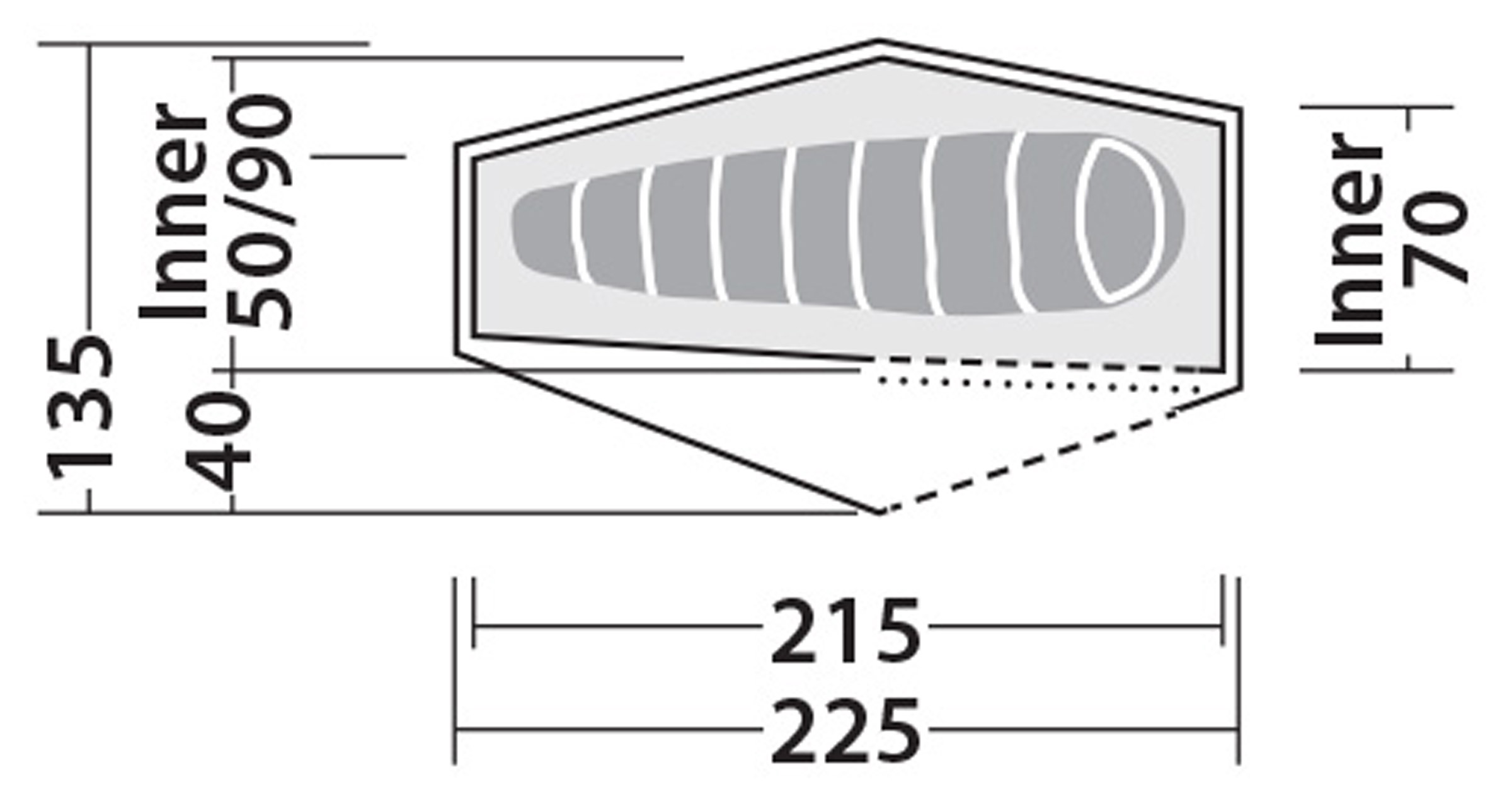 Chaser 1 LW, 1-Persons Telt