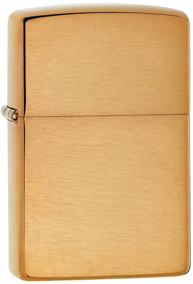 Classic Brushed Brass Lighter Zippo Kogegrej