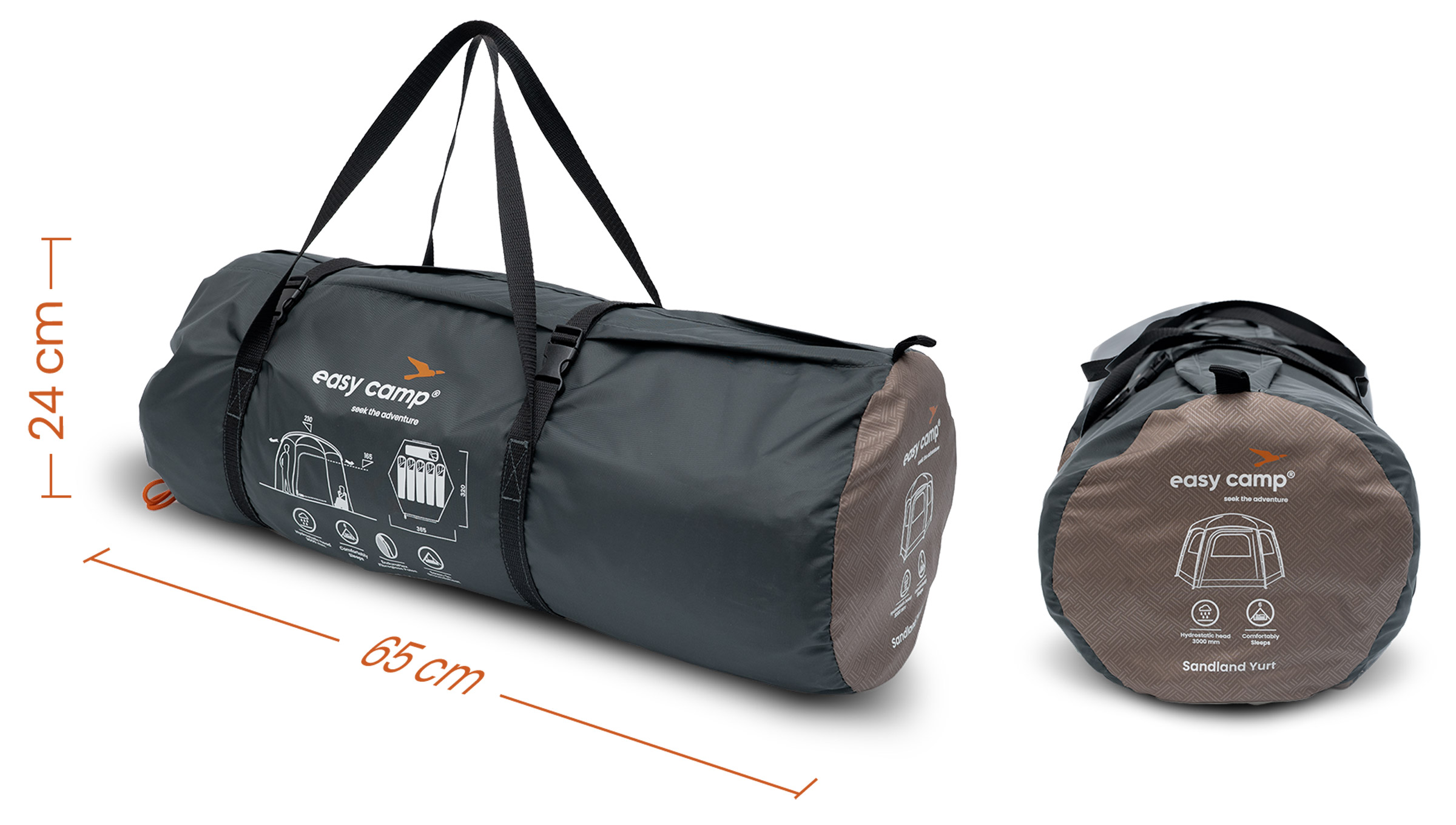 Sandland Yurt, 6-Personers Telt