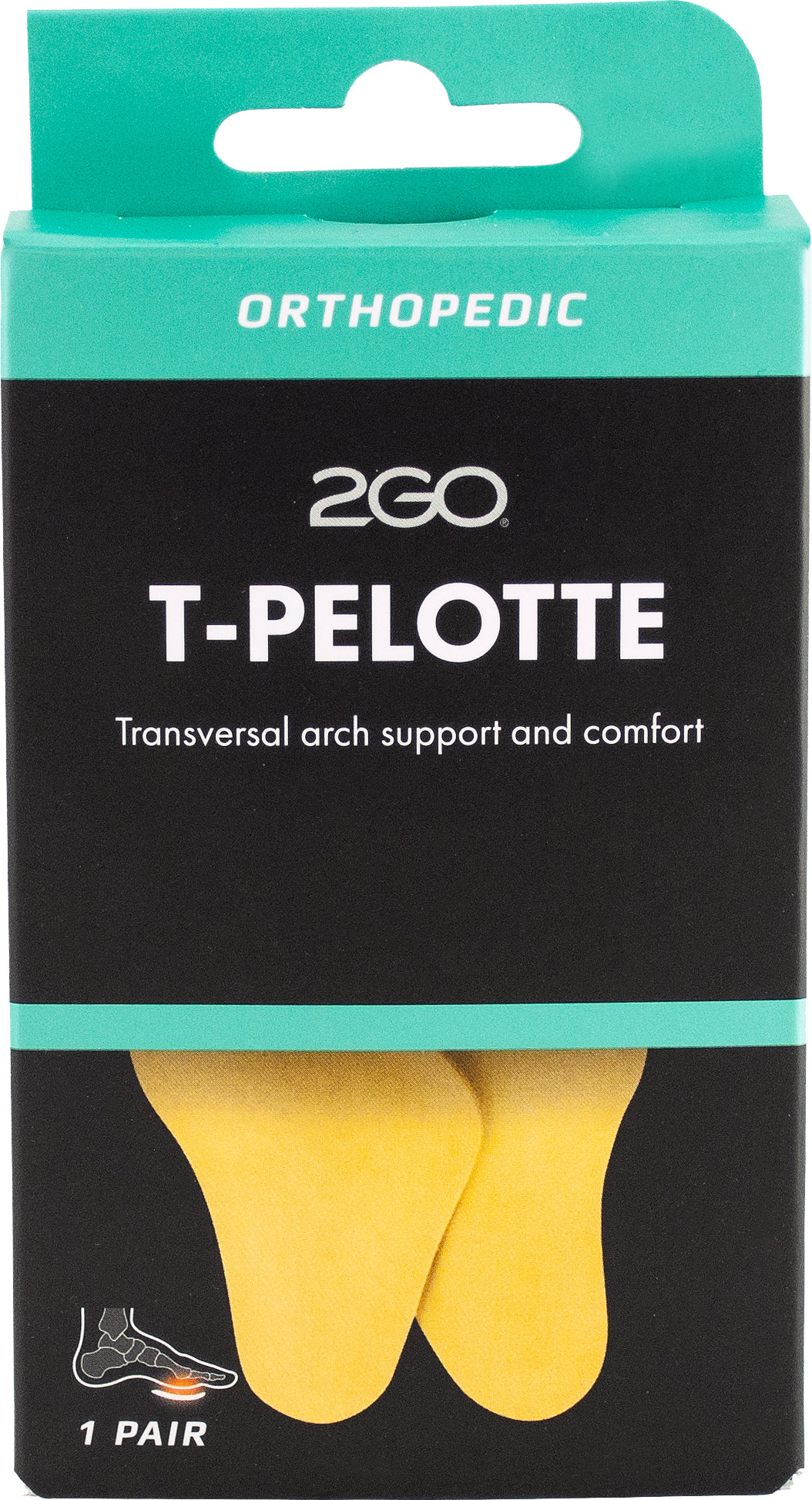 Orthopedic T-Pelotte 2GO fodtoj