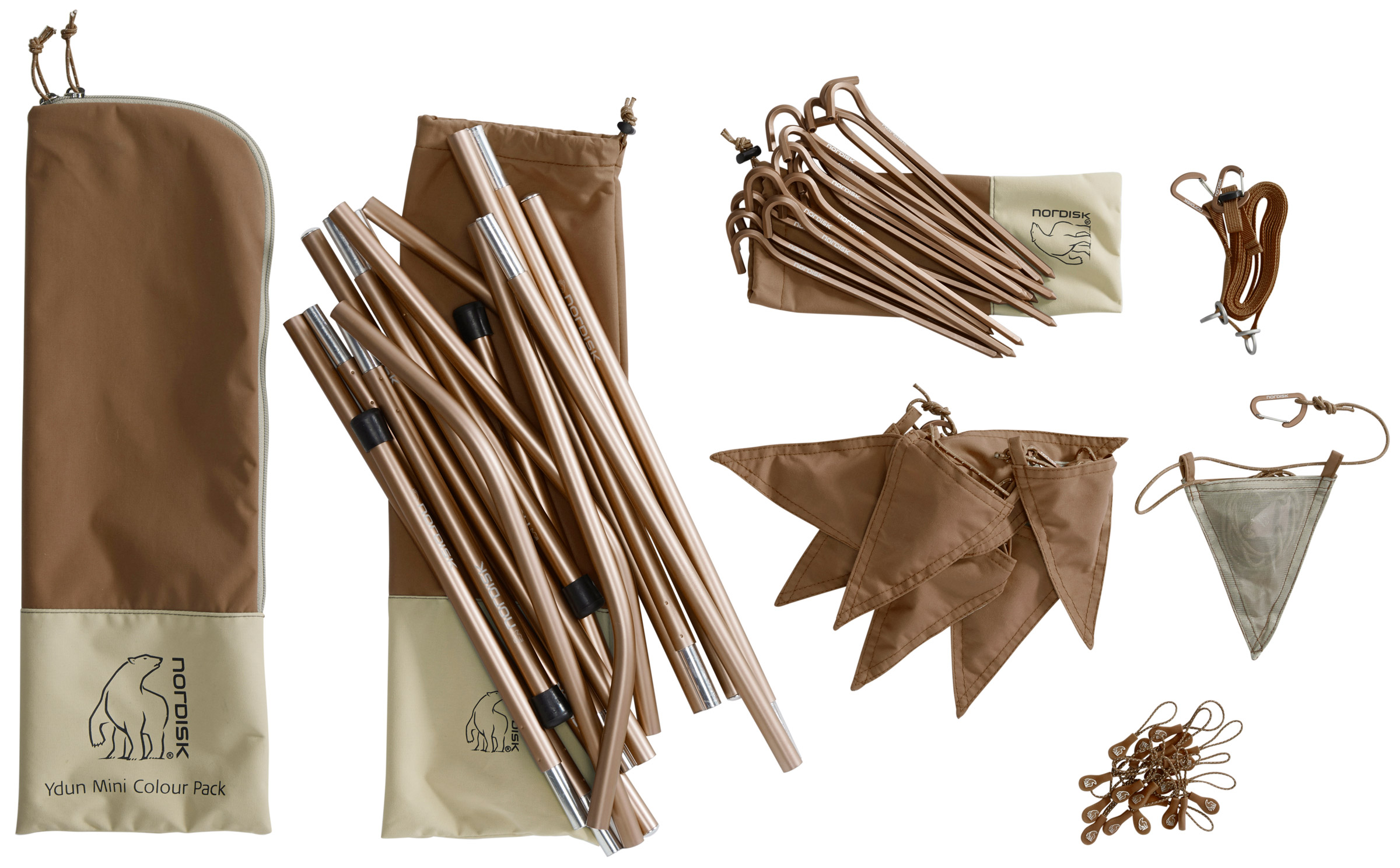 Ydun Tech Mini Incl. Color Pack, 2-Personers Bomuldstelt