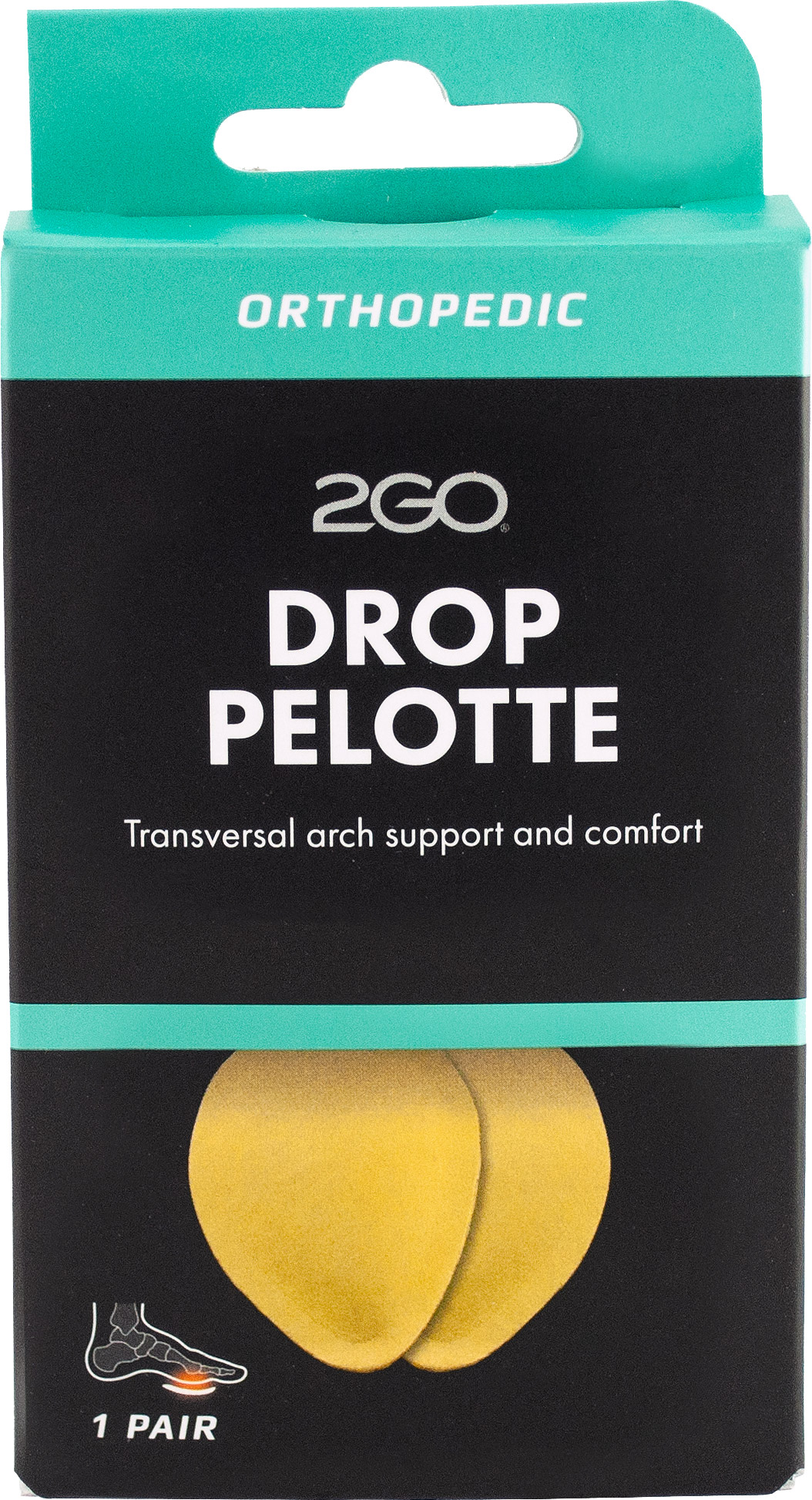 Orthopedic Drop Pelotte 2GO fodtoj