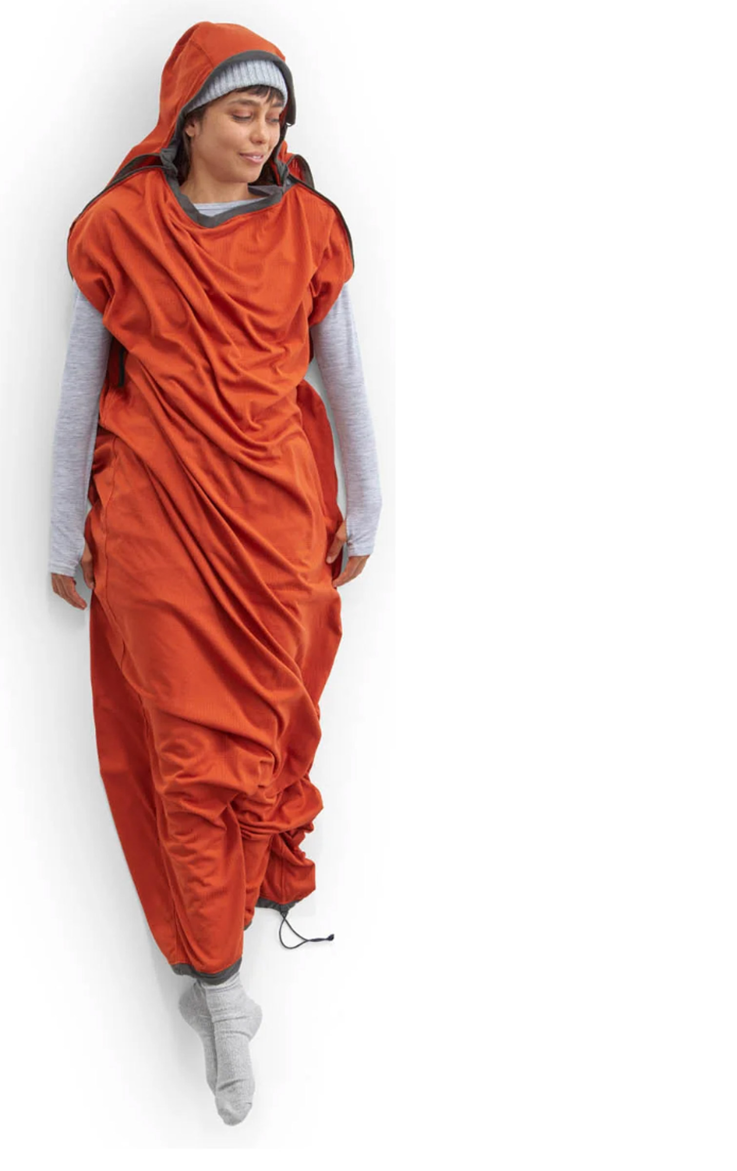 Reactor Fleece Sleeping Bag Liner Mummy w/Drawcord