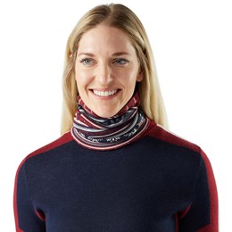 SmartWool Thermal Merino Reversible Neck Gaiter O/S Rød/Blå Buff® & neck gaiters