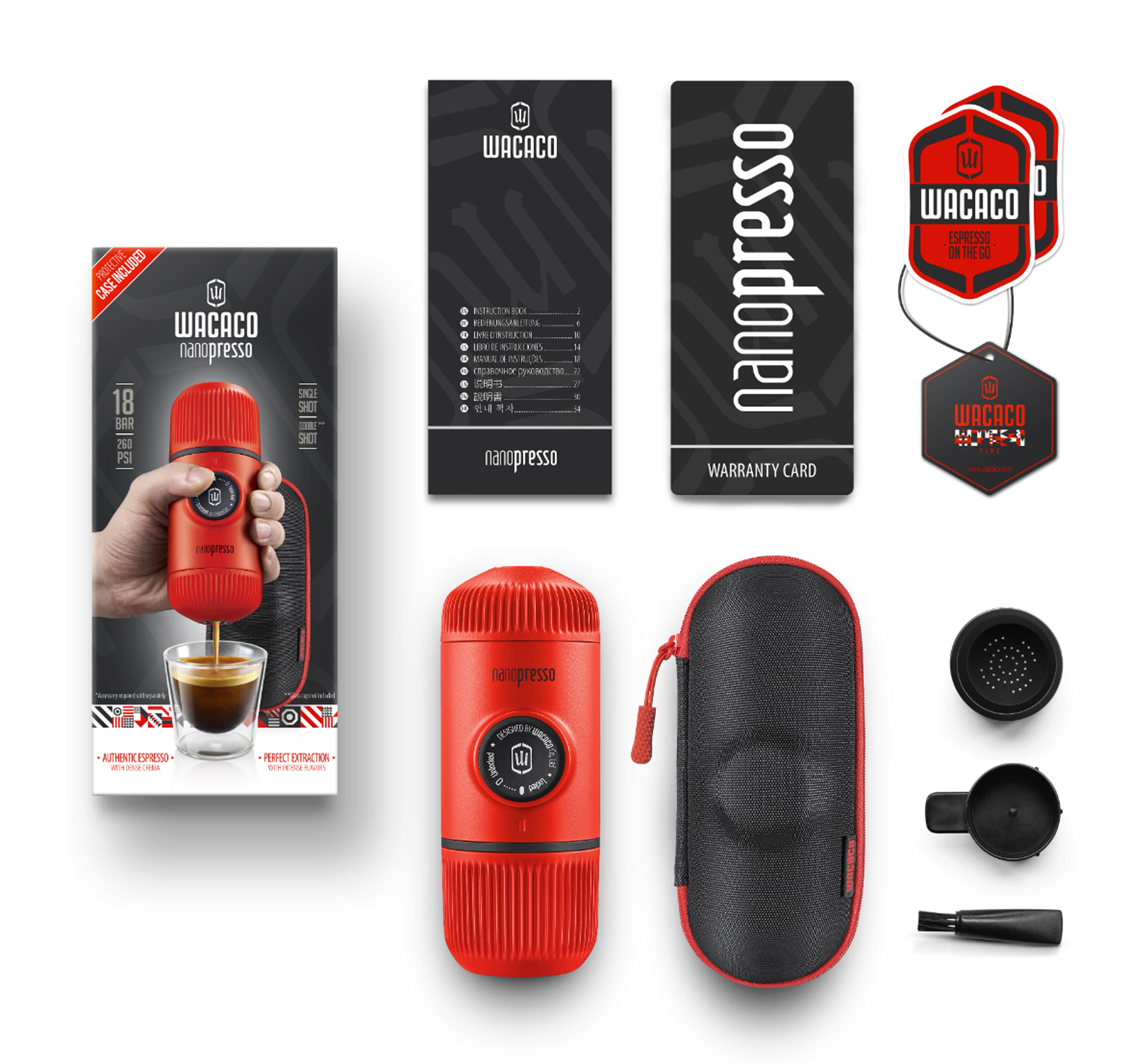 Nanopresso Espresso Coffee Maker + Case