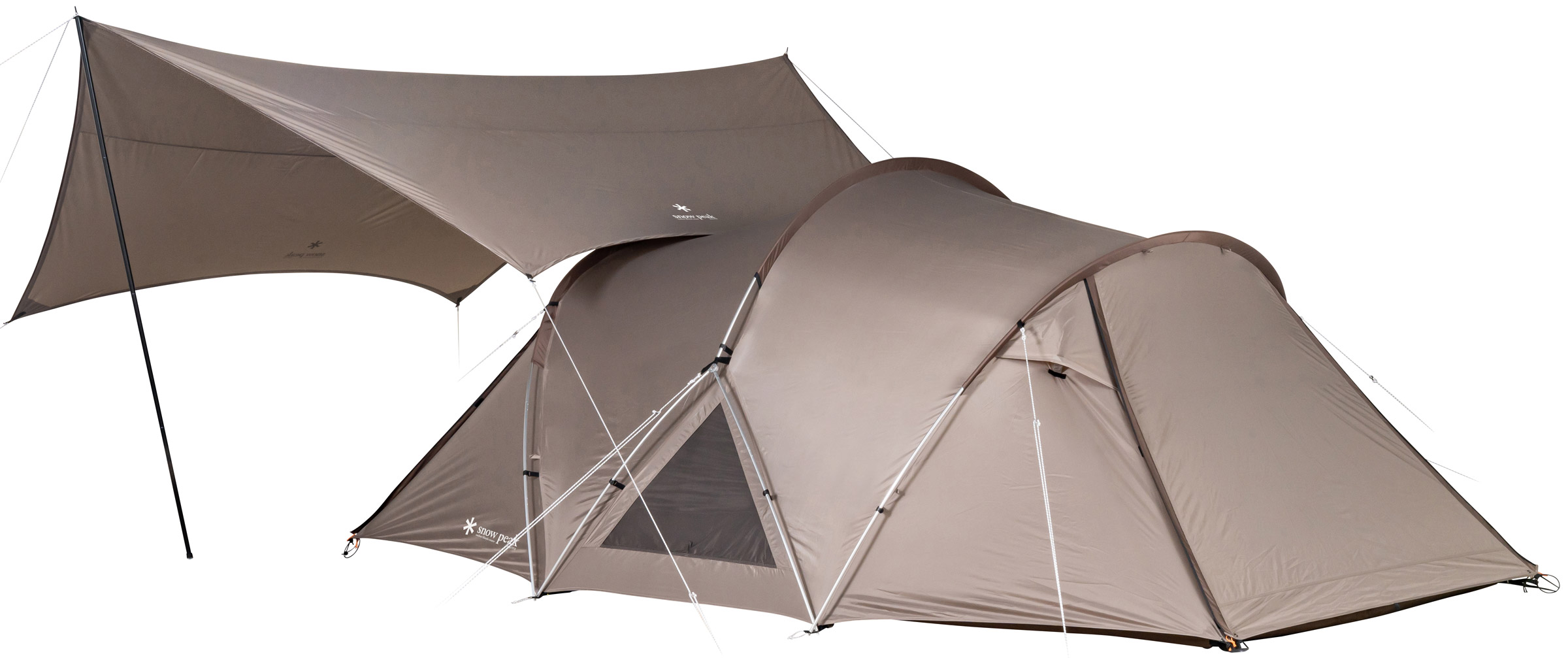 Land Nest Medium Tent & Tarp Set, 4-Personers Telt + Tarp Snow Peak telte