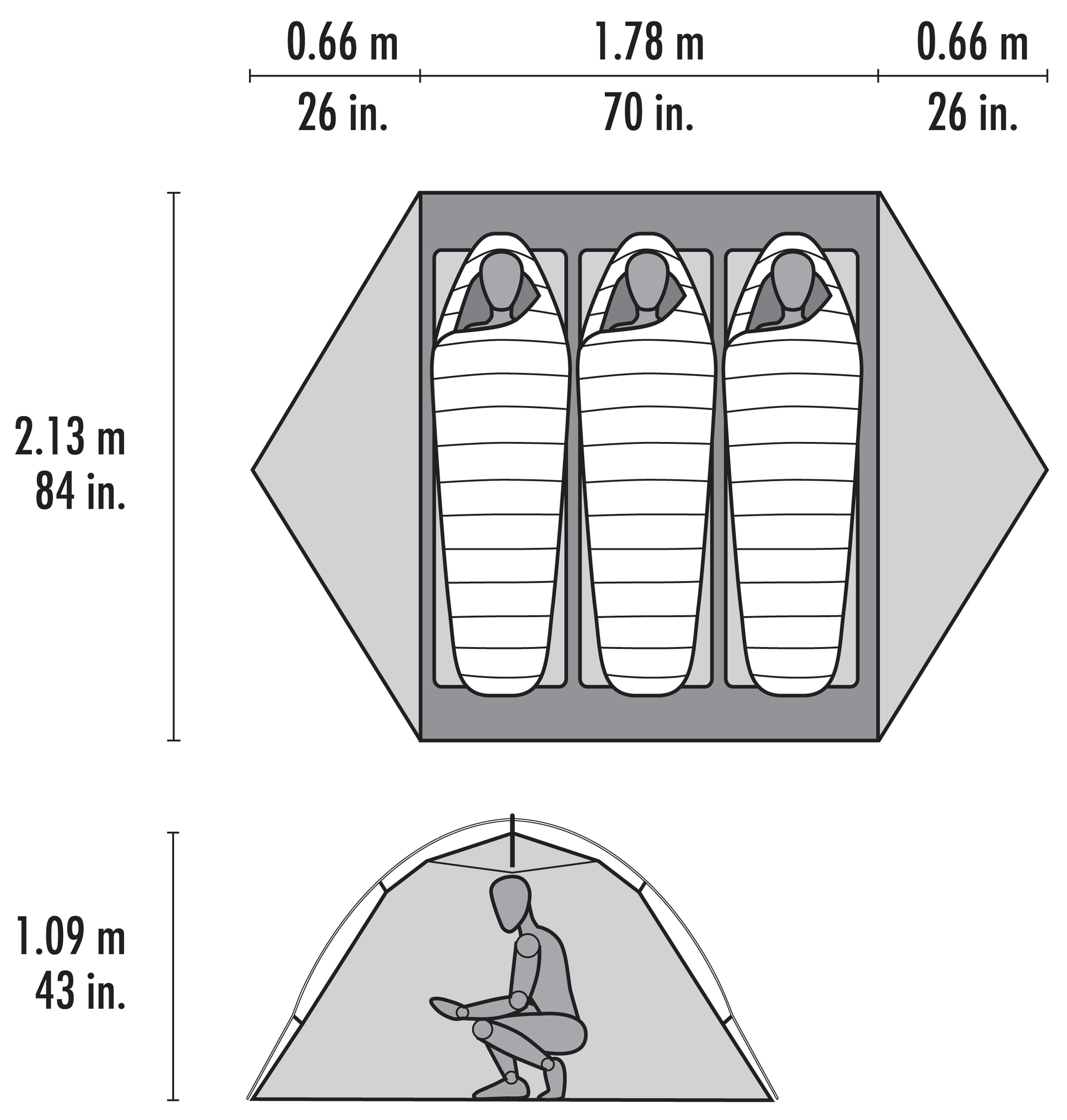 Elixir 3, 3-Personers Telt