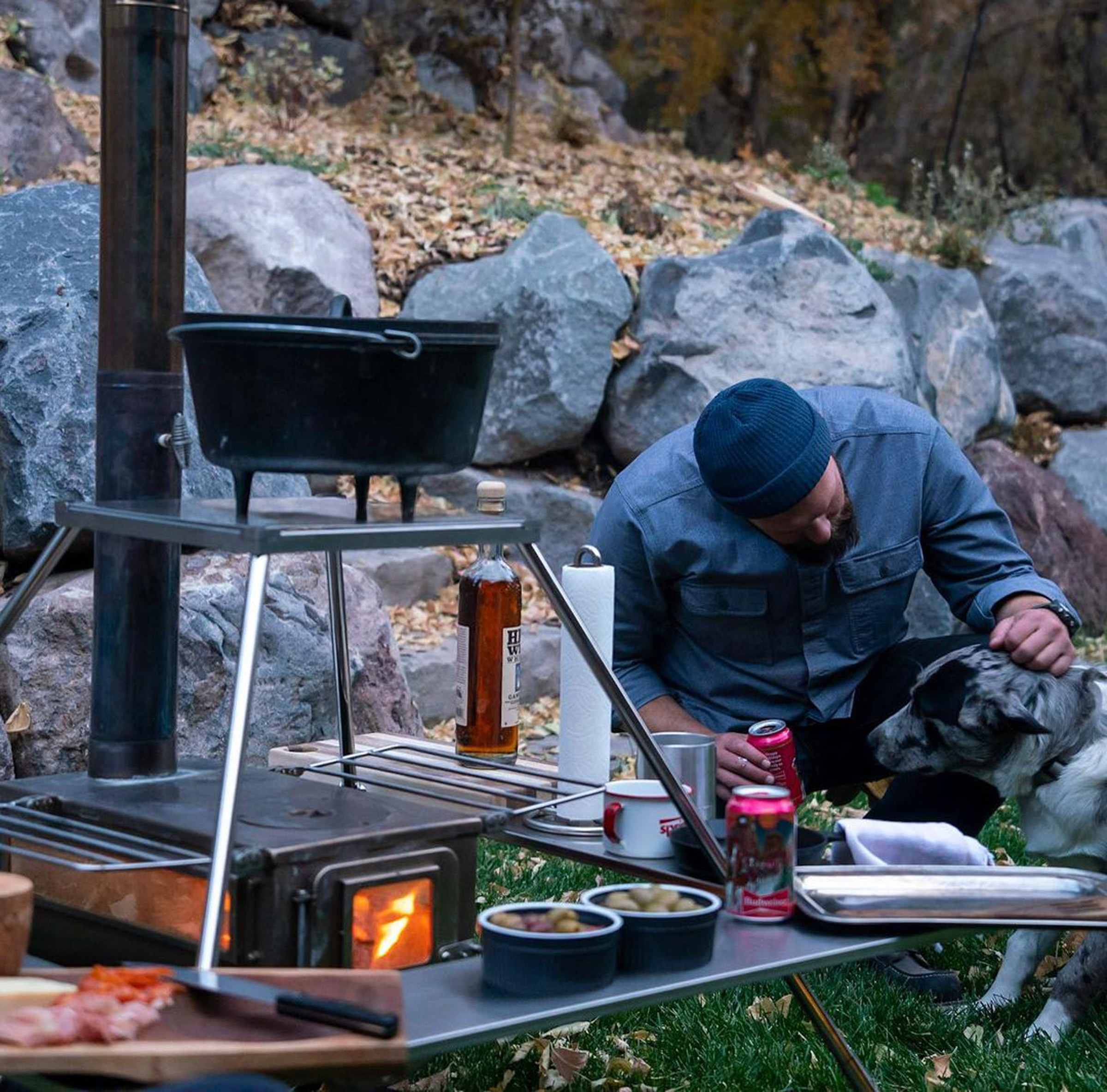 Fire Guard Stove Table