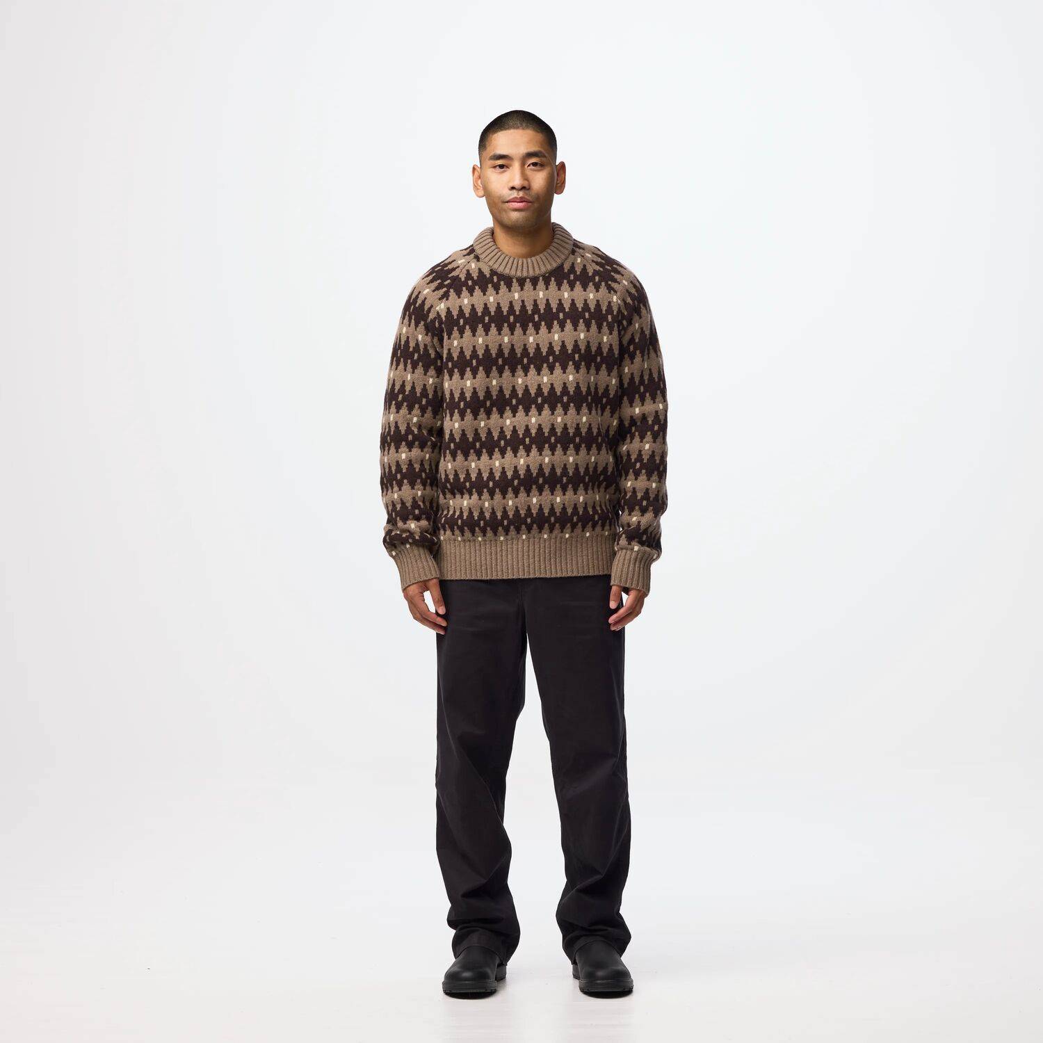 Övik Jacquard Knit Herre
