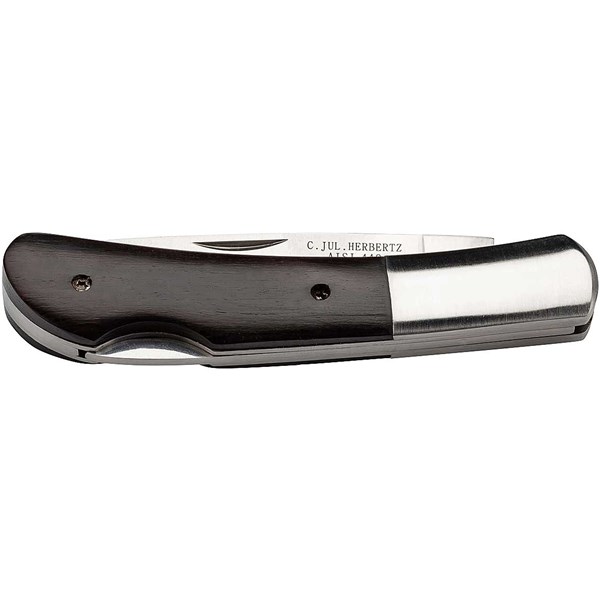 Pocket Knife 440ER Ebony Wood