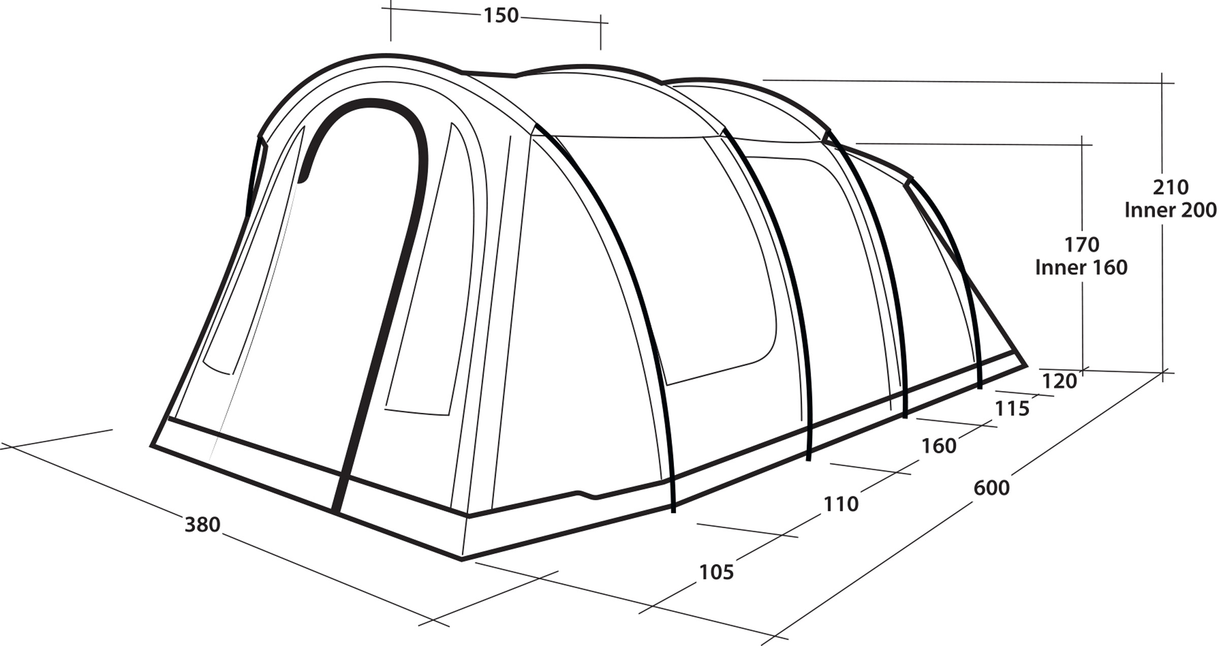 Rockwell 6, 6-Personers Telt