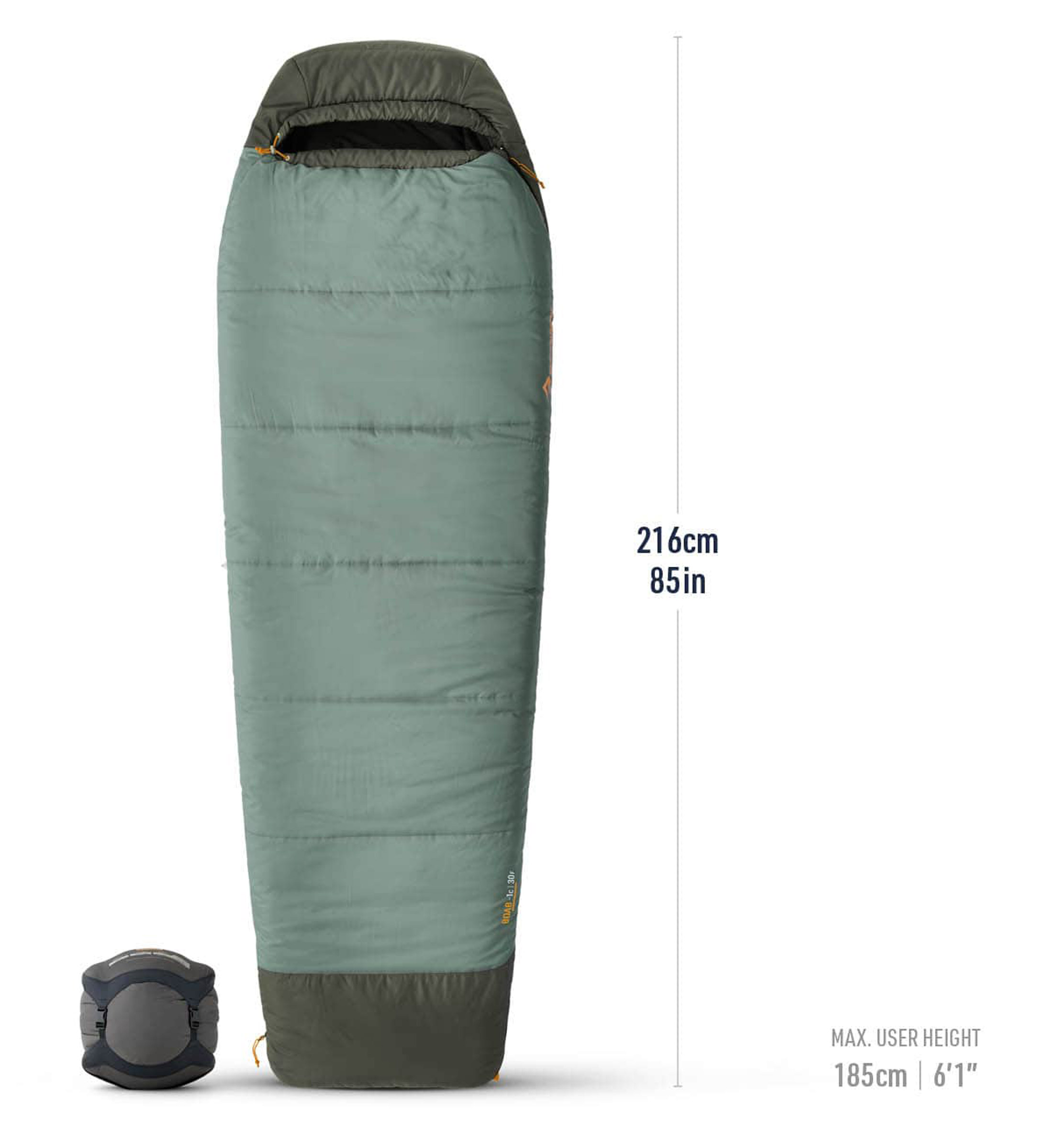 Boab Synthetic Sleeping Bag -1C/30F Regular Fibersovepose