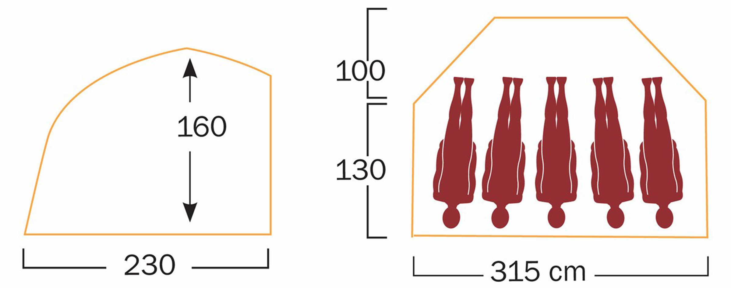 Varanger Dome 4-6 Indertelt