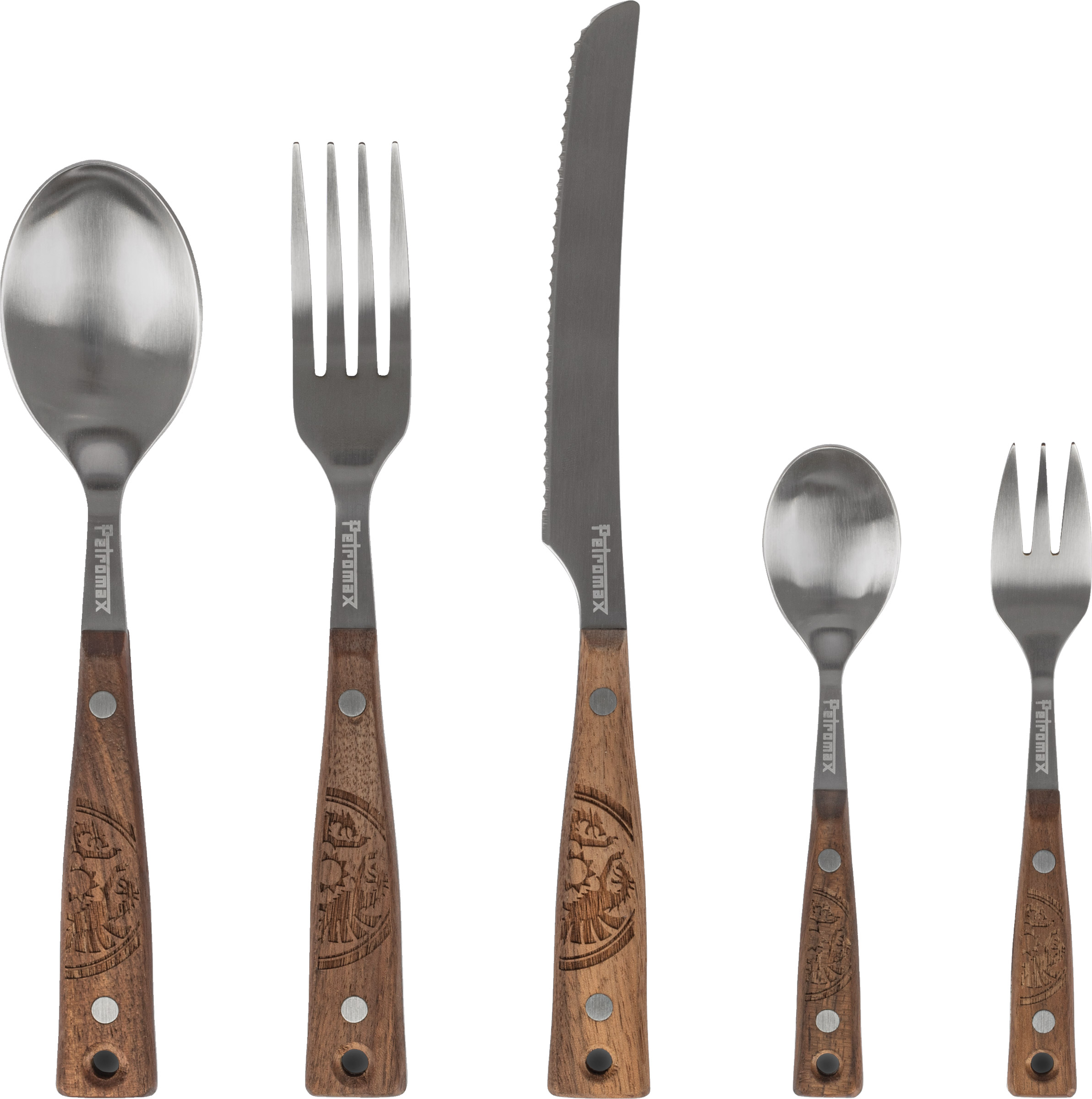 Camping Cutlery, 5 stk Petromax kogegrej