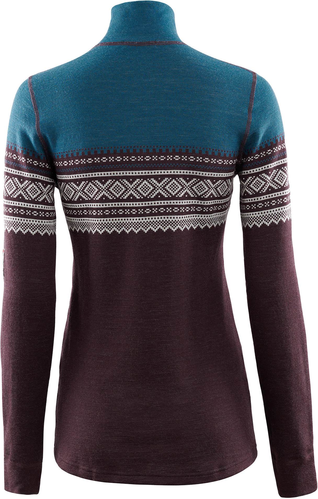 DesignWool Marius Mock Neck with Zip Dame