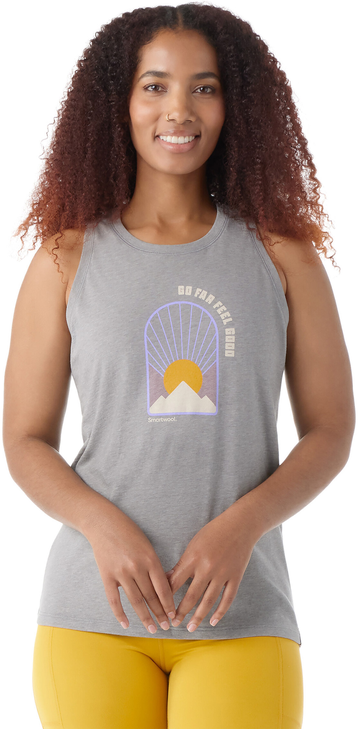 The Sun Will Rise Graphic Tank Dame SmartWool dame