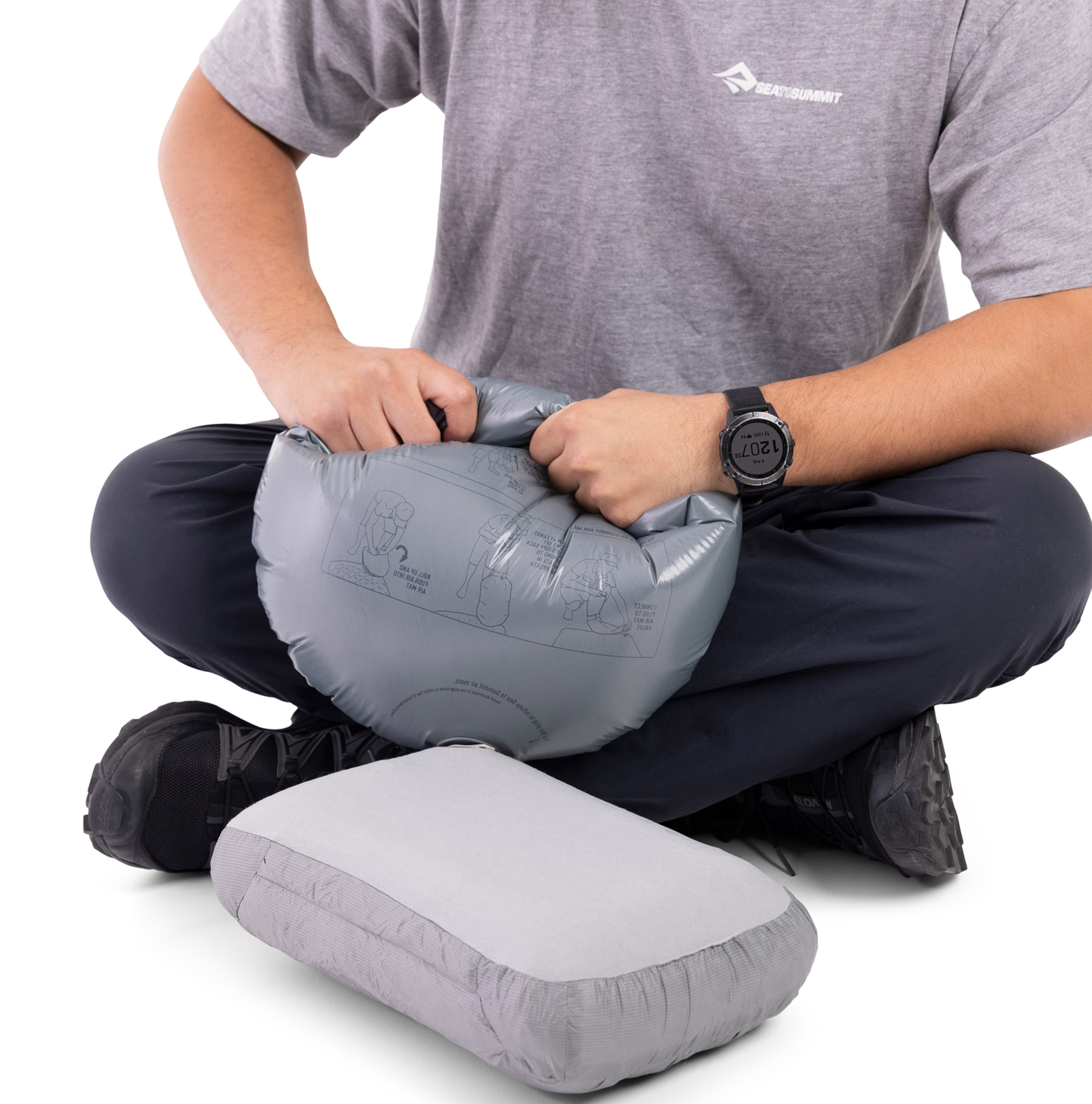 Aeros Down Pillow Large Oppustelig Hovedpude