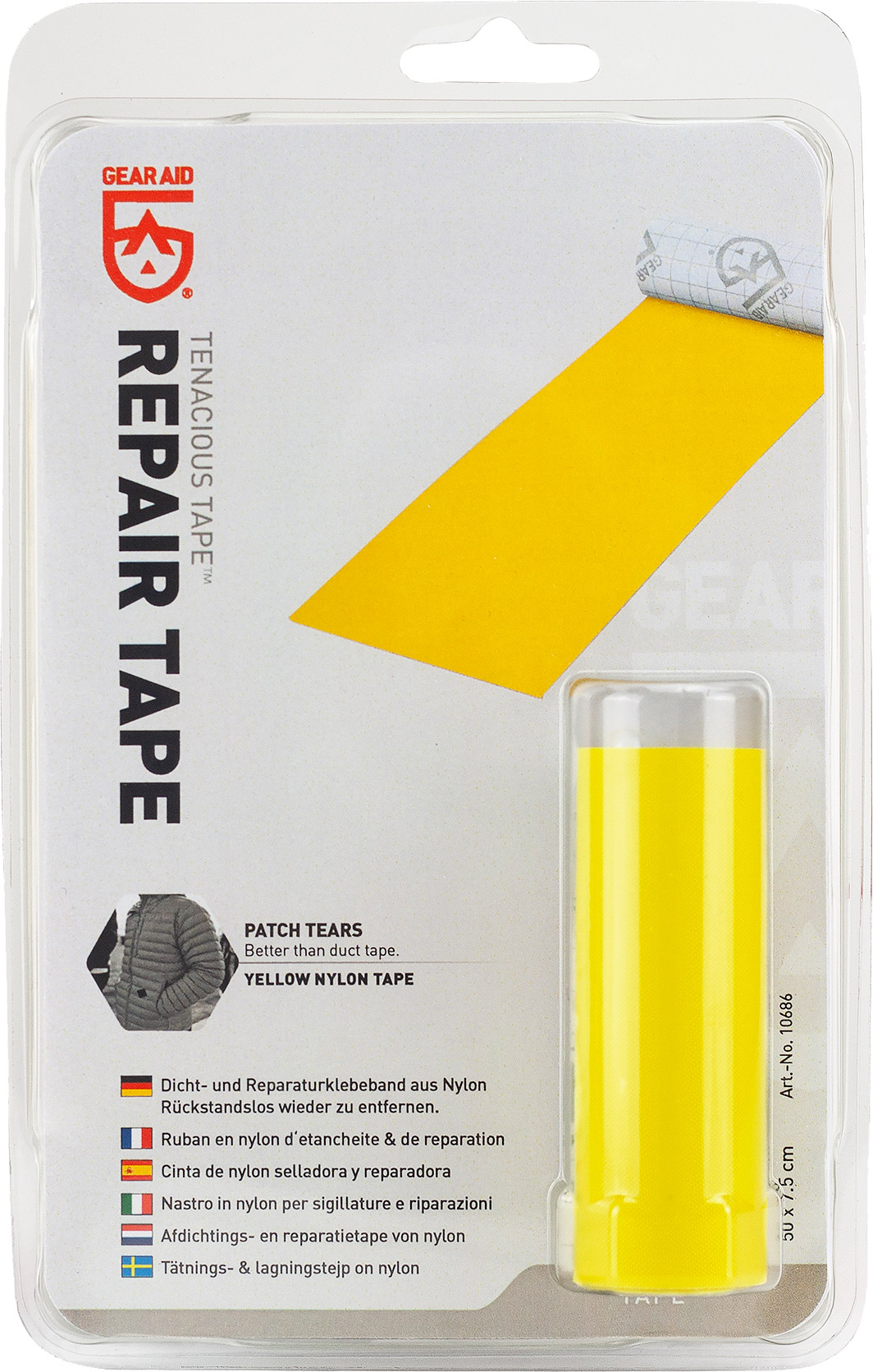 Tenacious Yellow Repair Tape Gear Aid brands