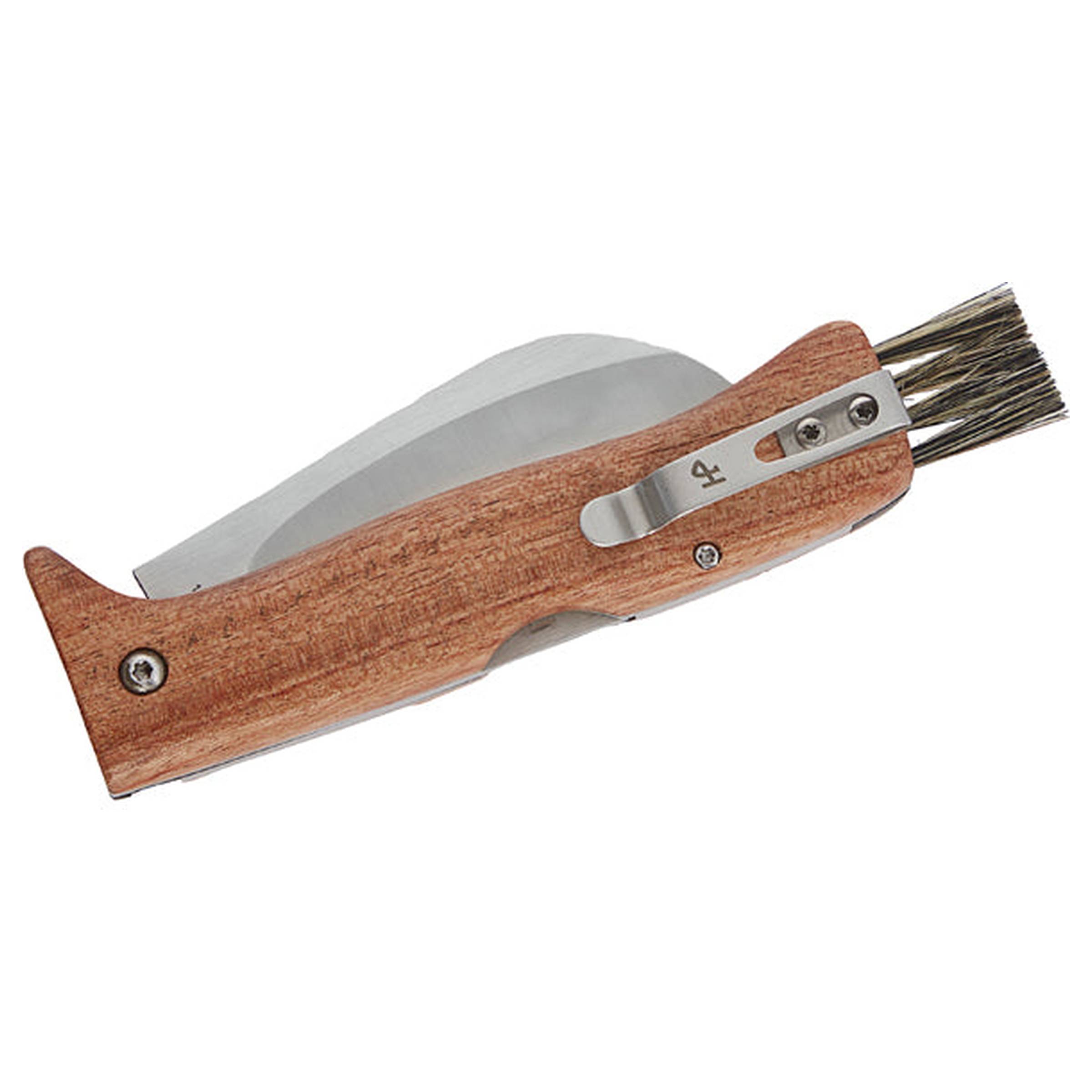 Mushroom Knife with Brush AISI 440 Svampekniv