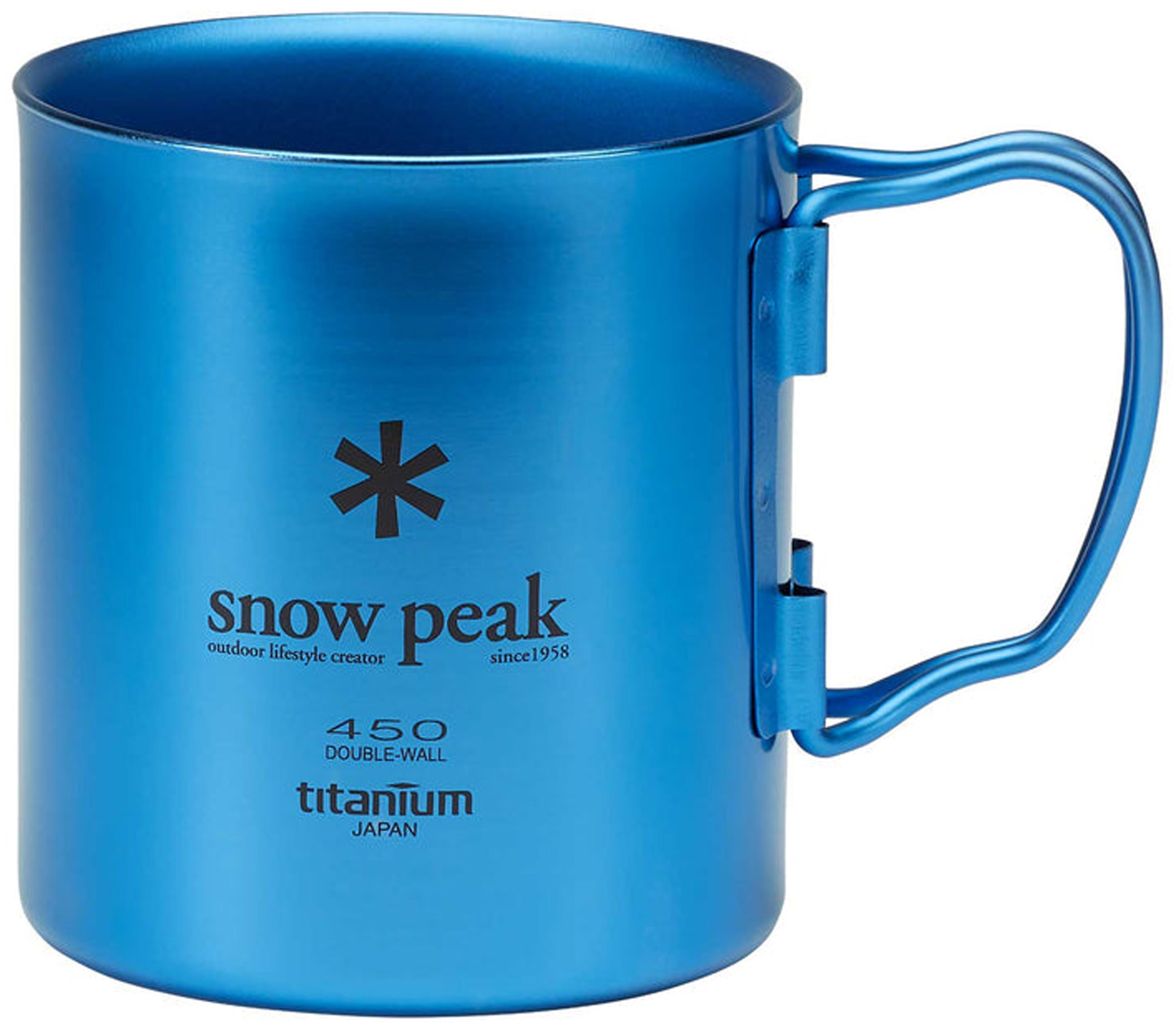 Titanium Double Wall Anodized 450 ml Kop Snow Peak kogegrej