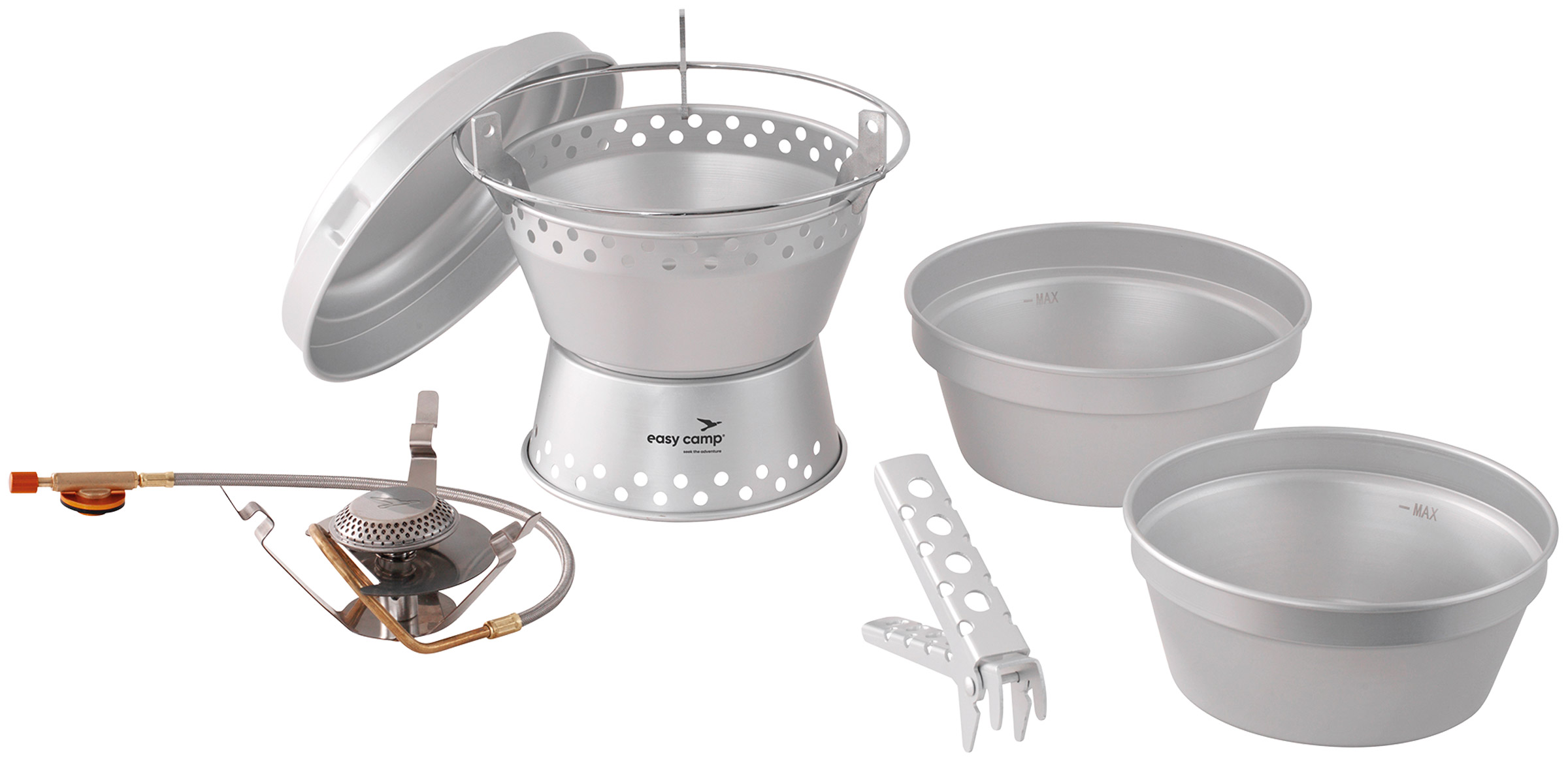 Stormkøkken med Gasbrænder Easy Camp prepper-udstyr