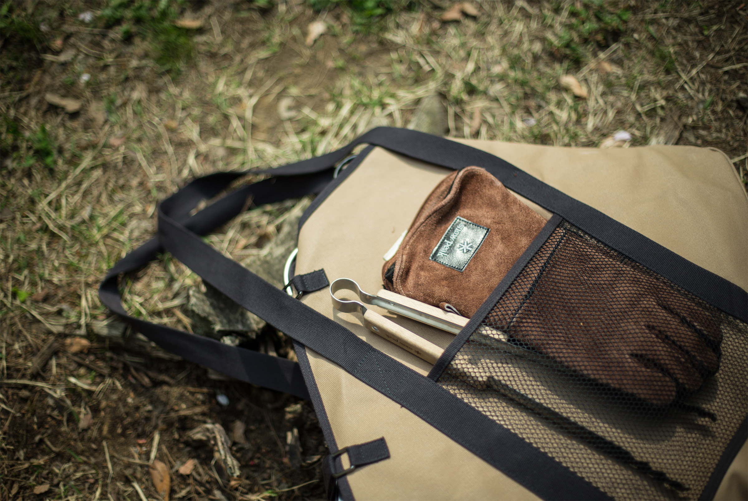 Fireplace Canvas Bag Large