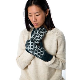 Fuza Wool Tinka Mittens Dame O/S Blå Handsker & luffer